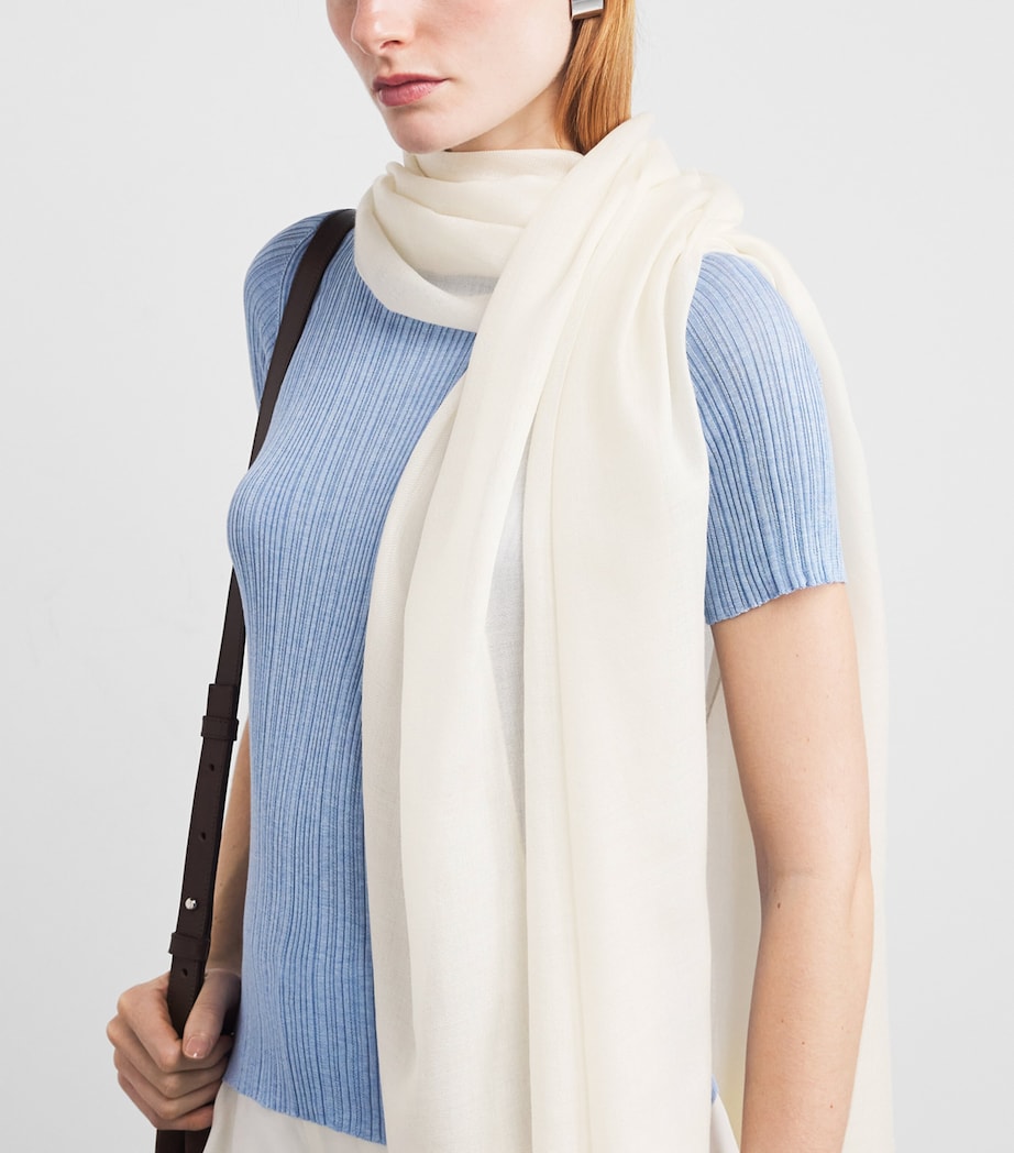 Agnona Cashmere Shawl Scarf Image 2