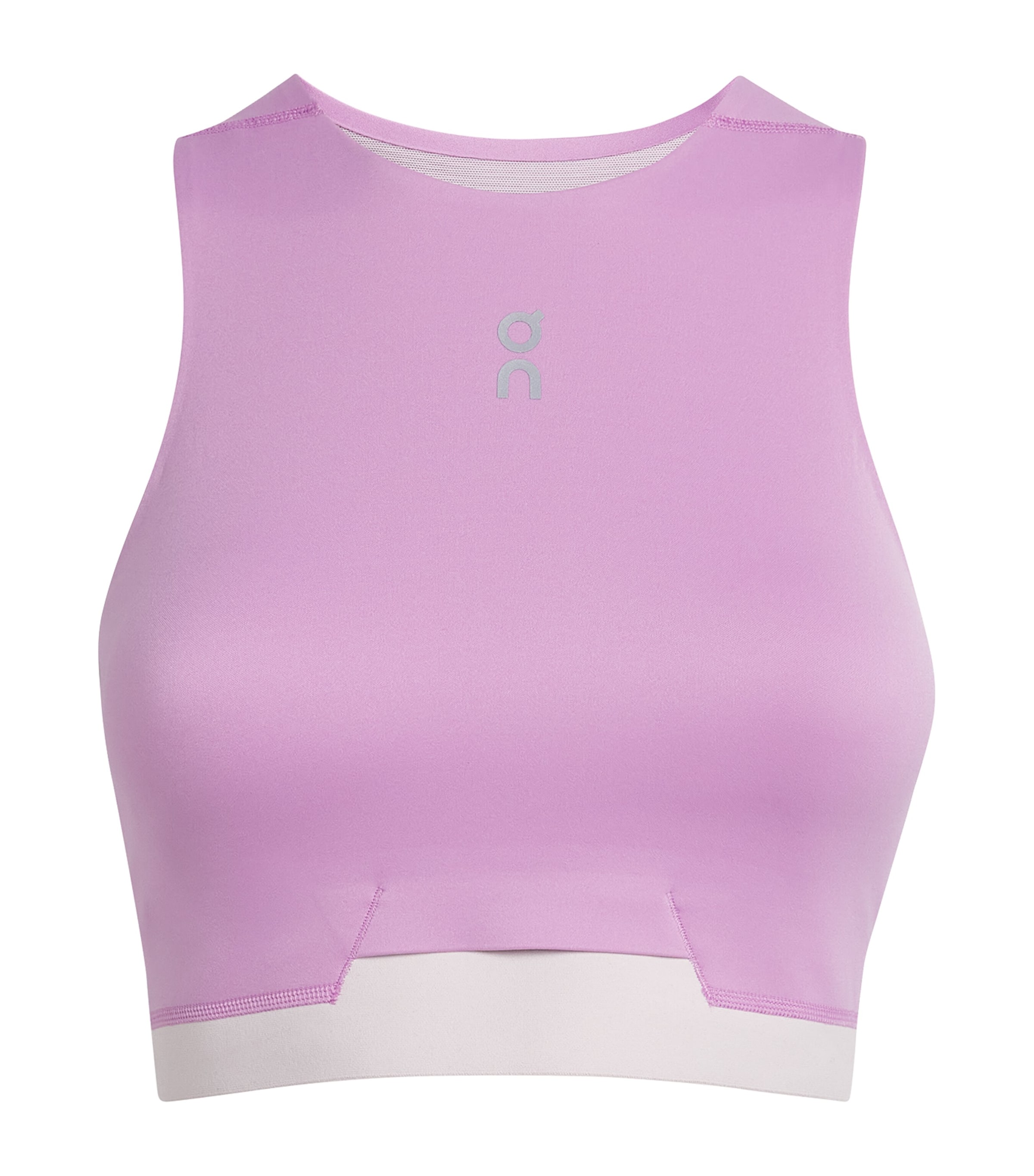 On Womens Train 2-in-1 Crop Top Pink Image 1