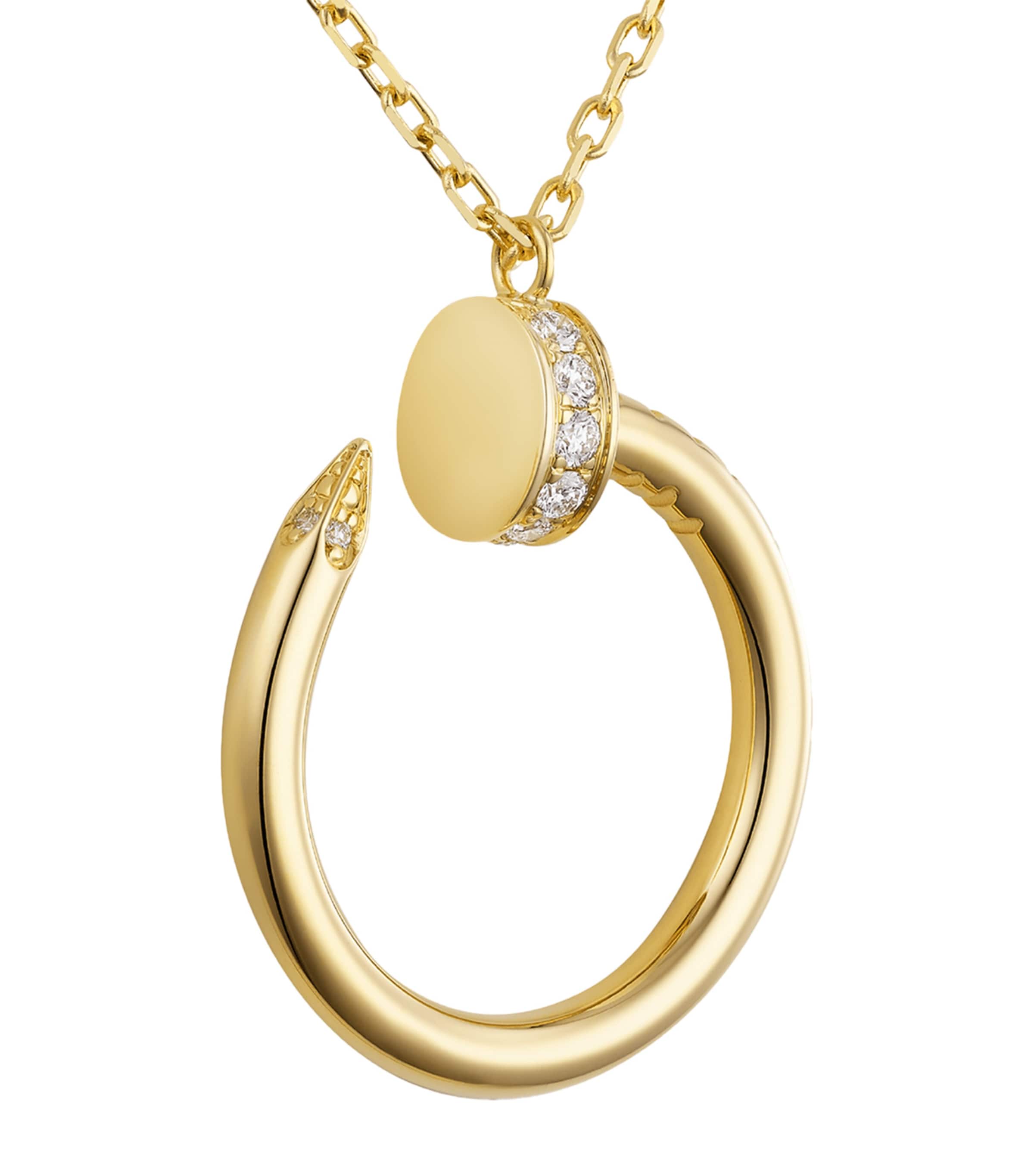 Yellow Gold and Diamond Juste un Clou Necklace YELLOW GOLD Image 4