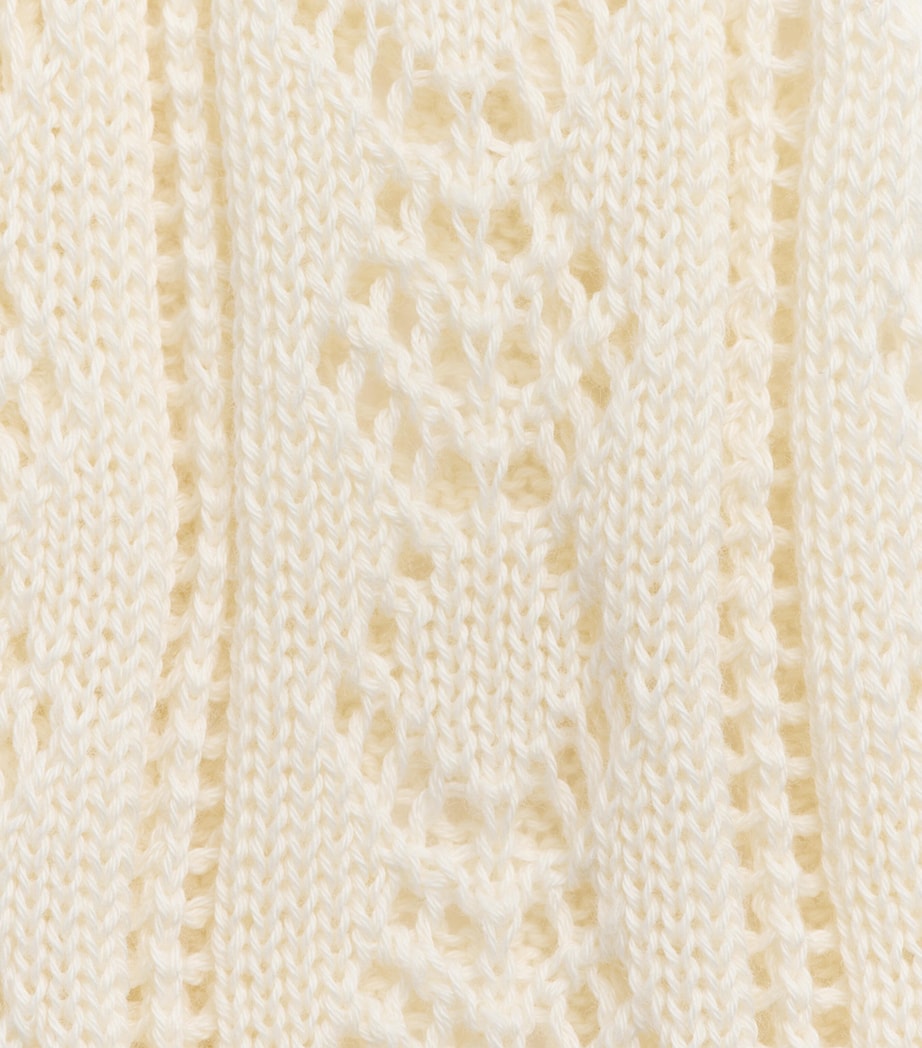 Pointelle-Knit Socks ET5 Image 3