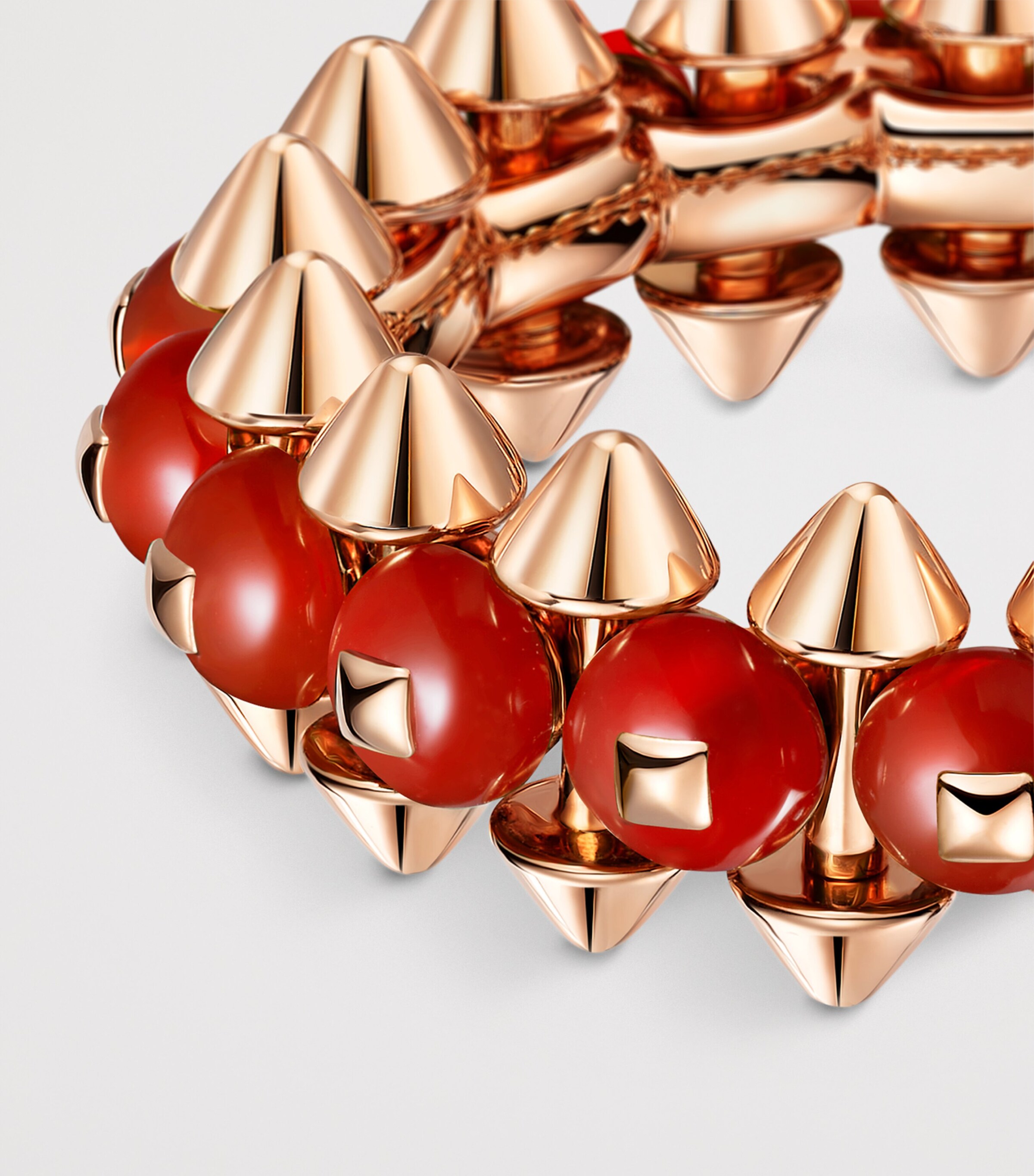 Cartier Rose Gold and Red Agate Clash de Cartier Ring Rose Gold Image 8