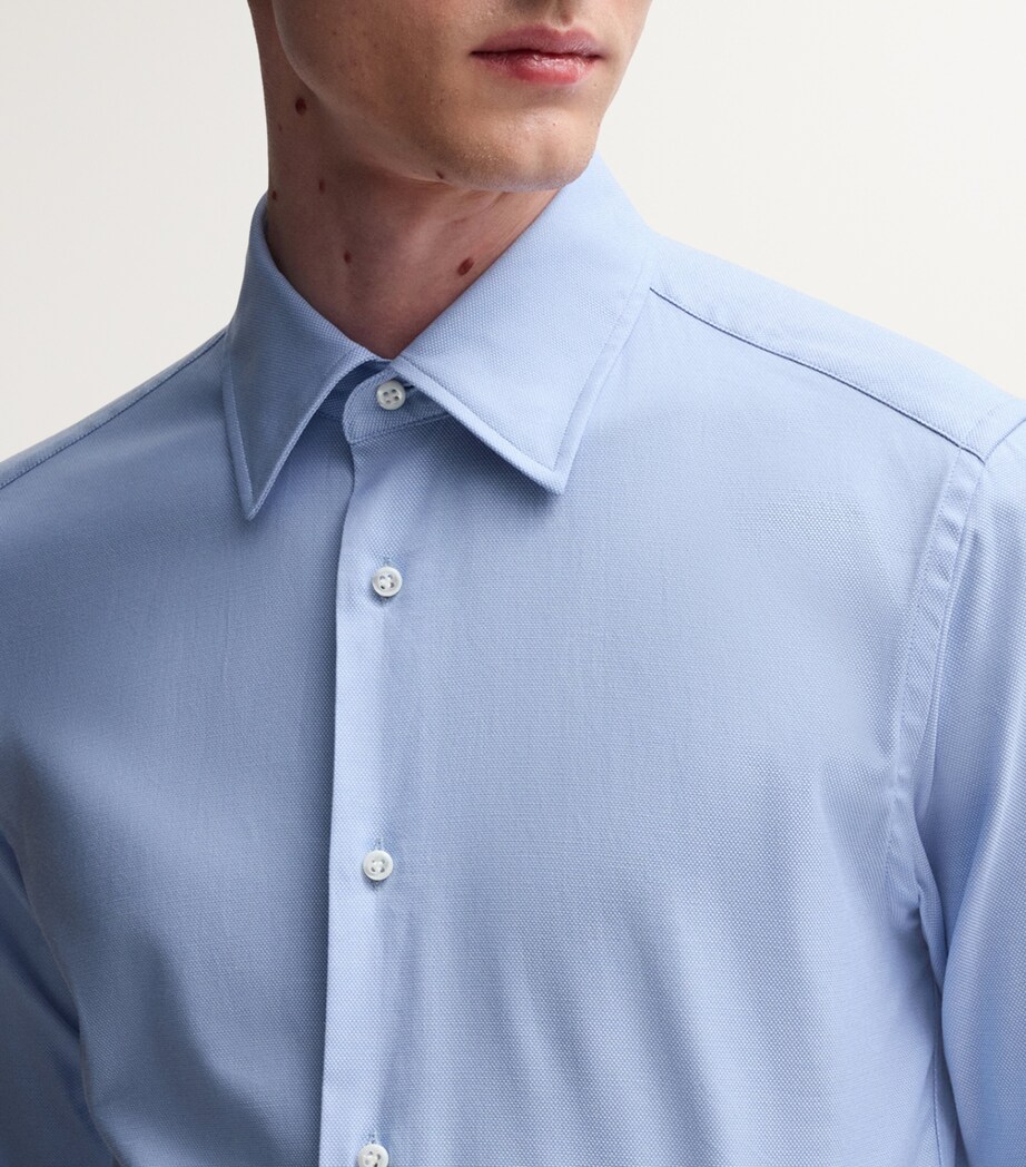 Stretch-Cotton Slim Shirt 455 Image 5