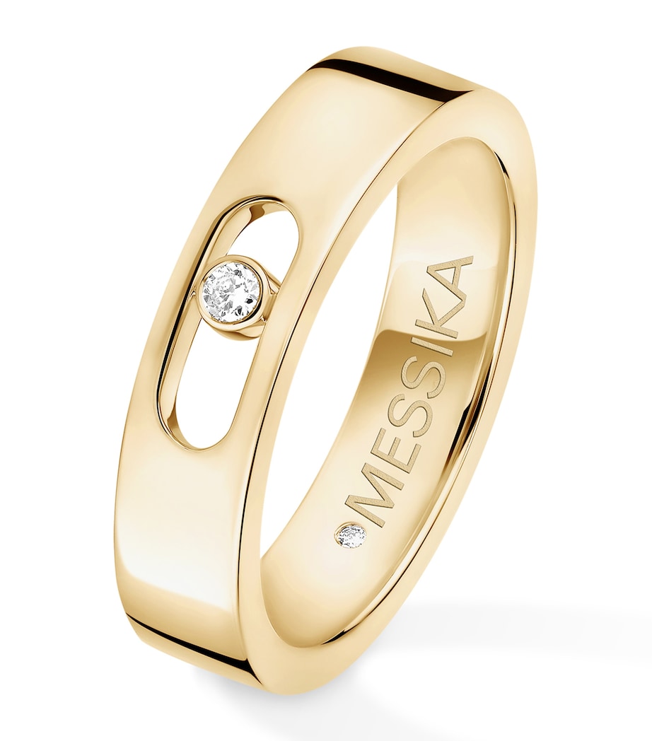 Messika Move Joaillerie Yellow Gold and Diamond Wedding Ring Yellow Gold Image 1