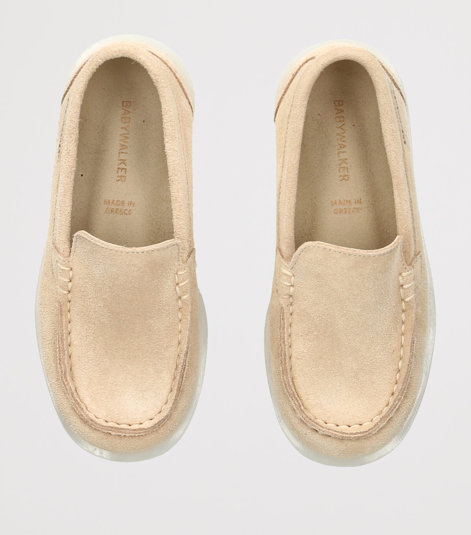 BabyWalker Suede Loafers Beige Image 3