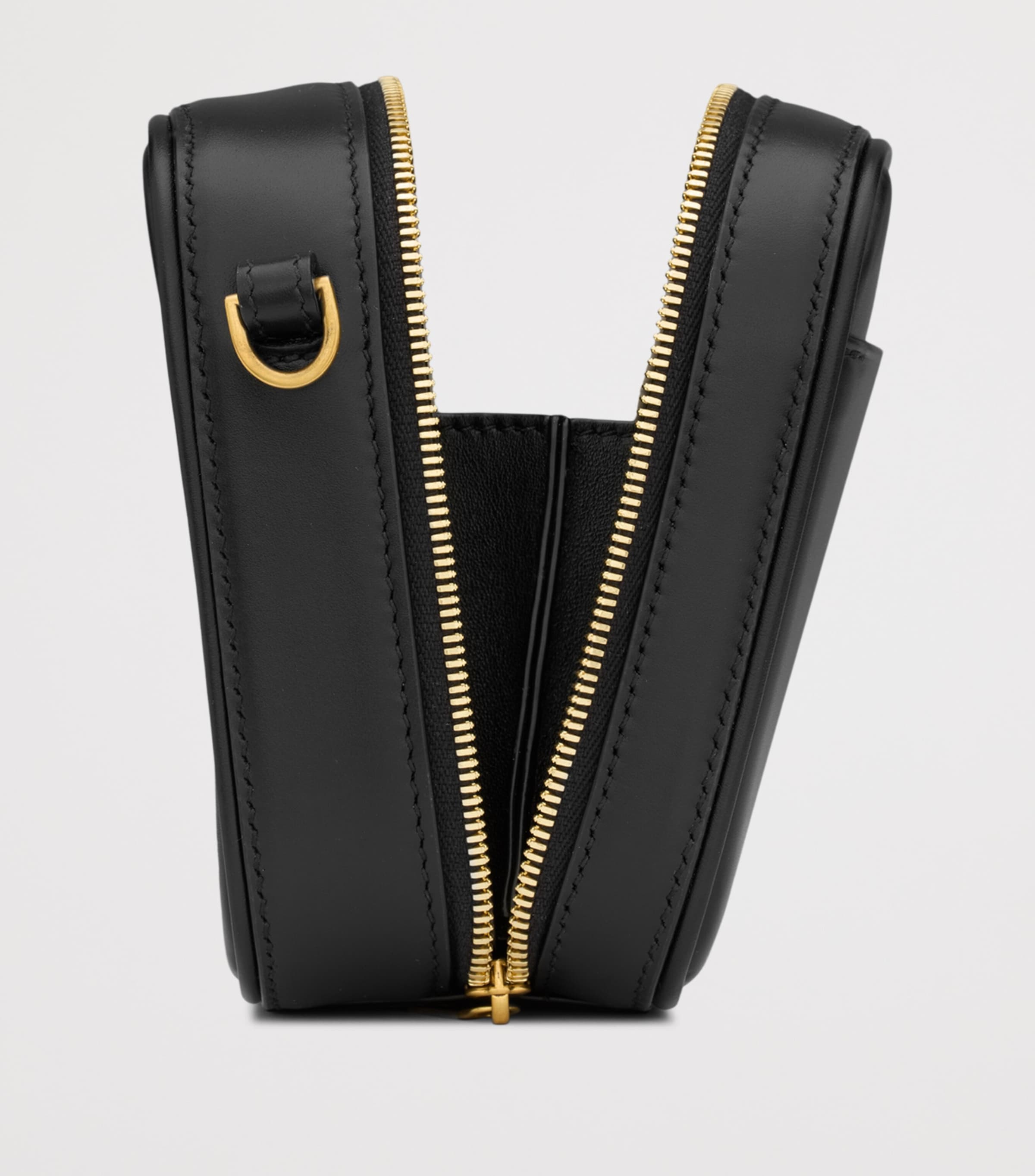 Saint Laurent Leather Logo Travel Pouch Image 5