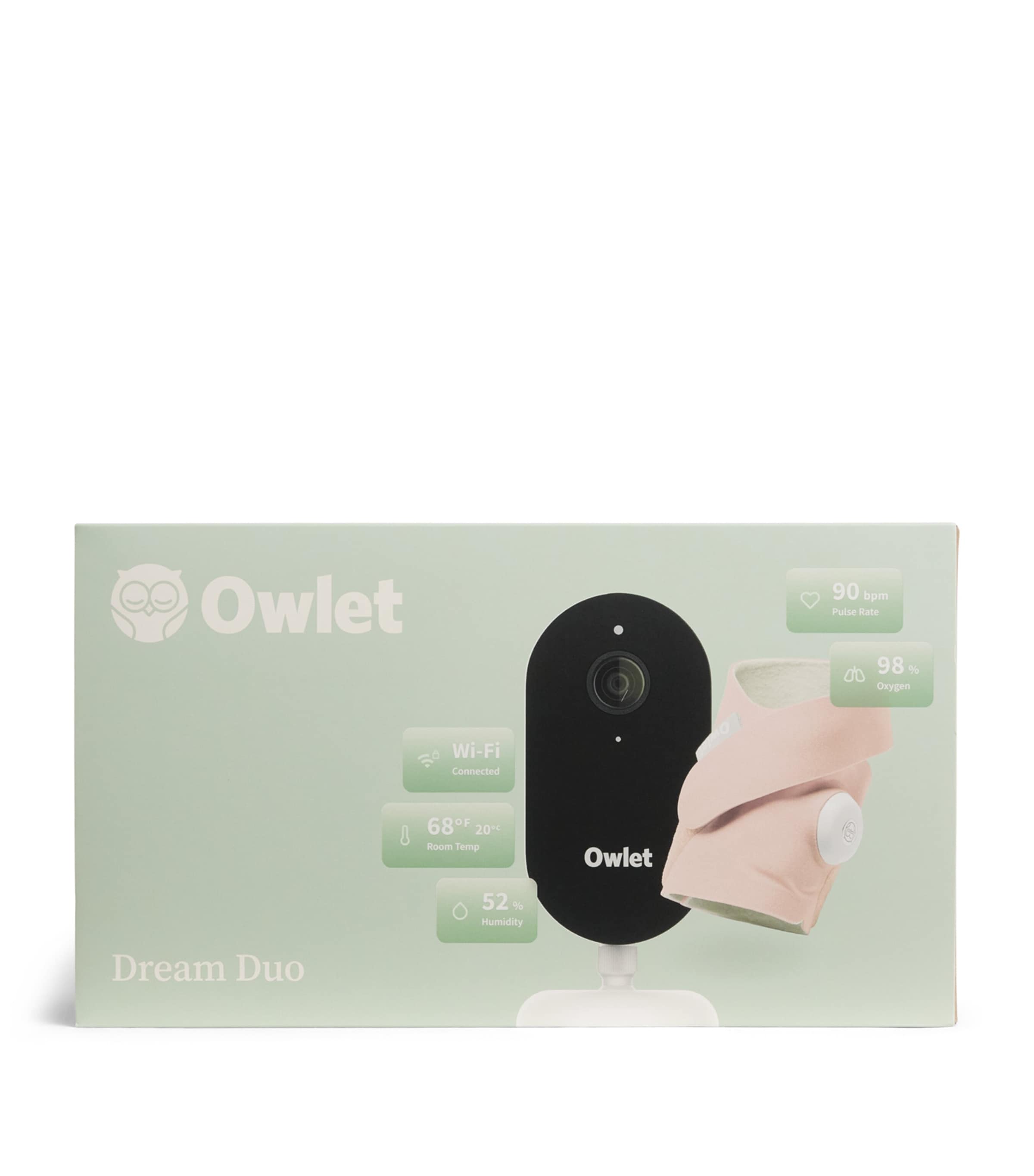 Owlet Dream Duo Sock + Sight Dusty Rose Image 1