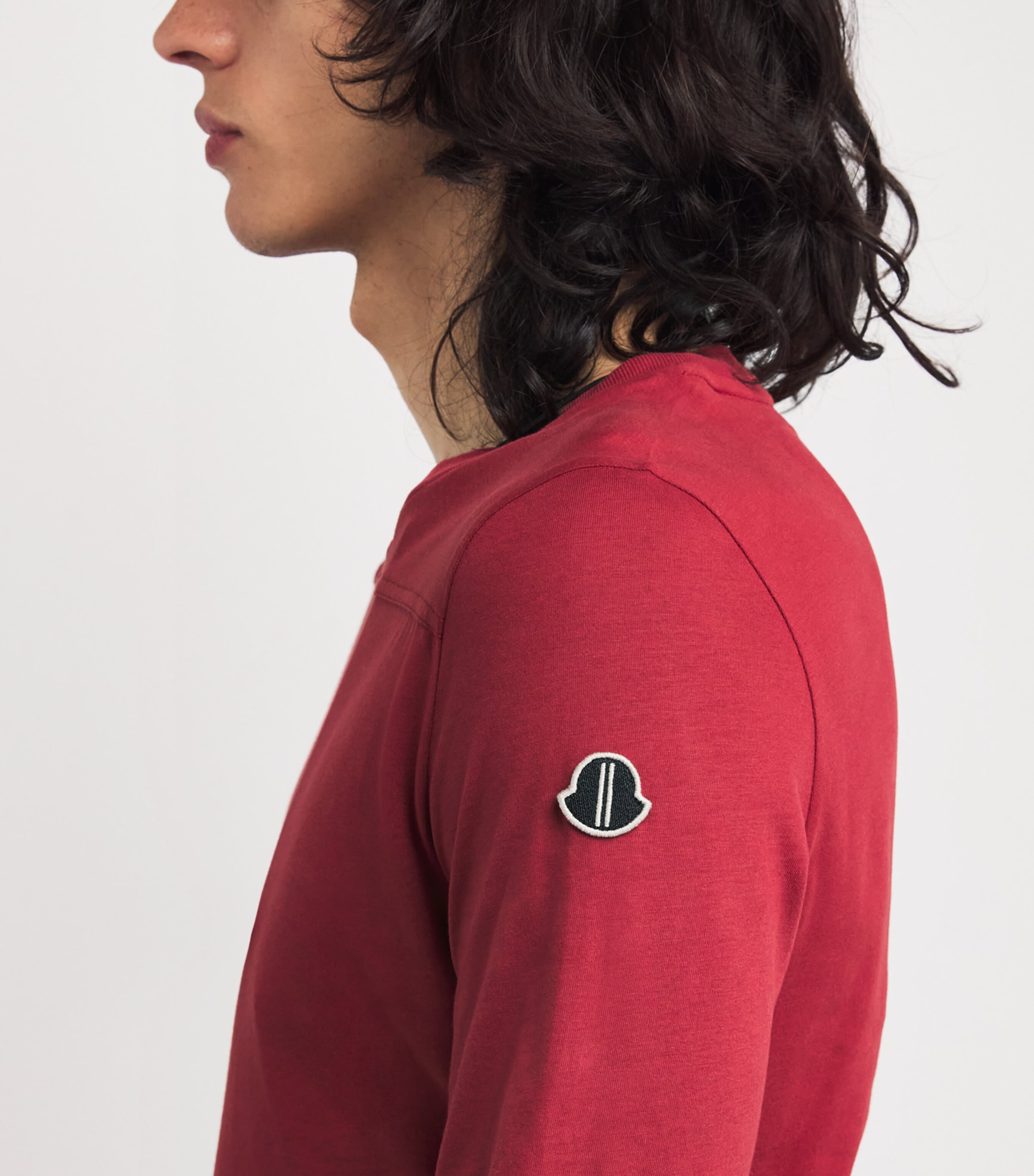 x Moncler Cotton Girder T-Shirt 438 - CARNELIAN Image 6