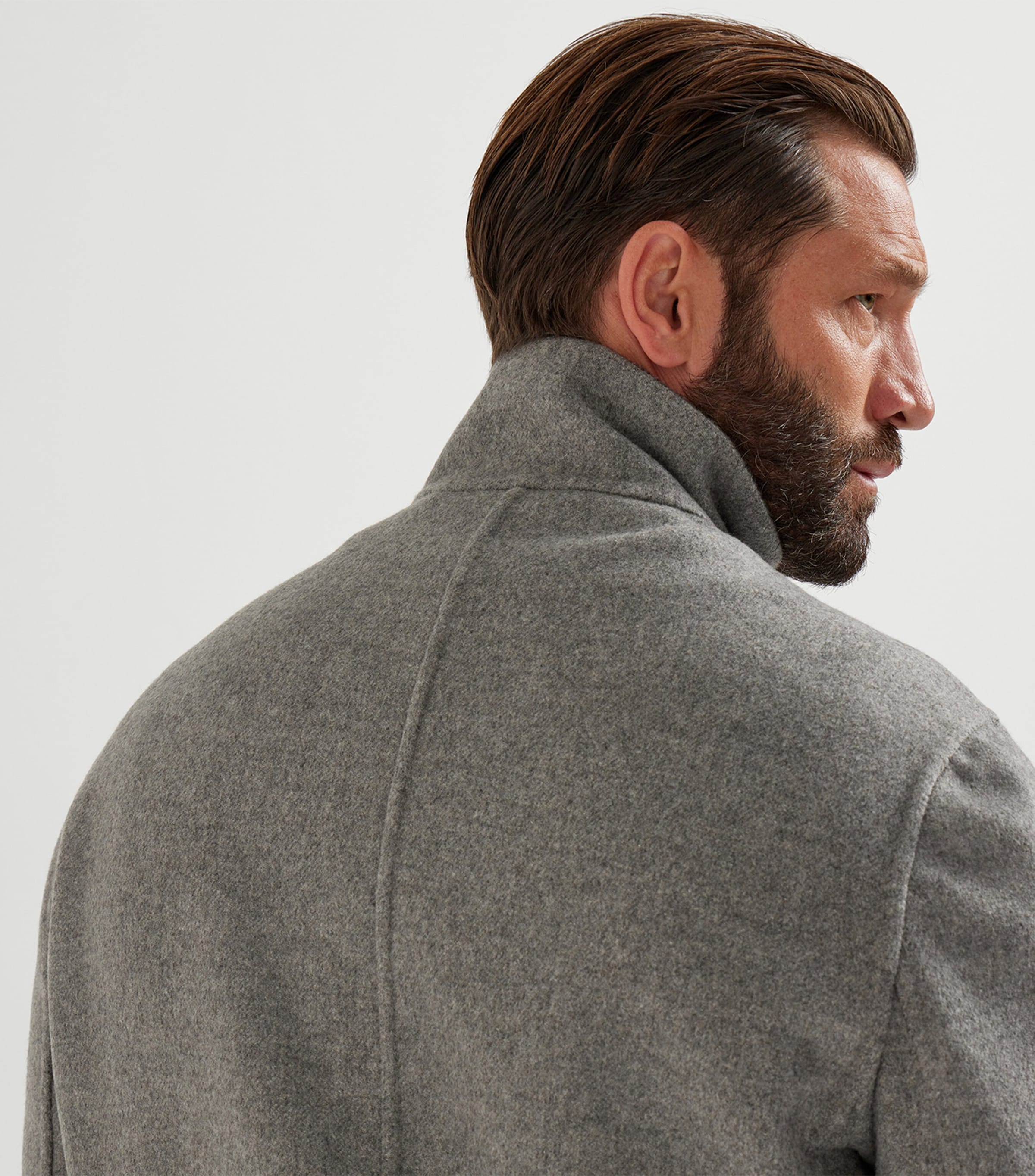 Cashmere Check BomberJacket CO820 Image 6