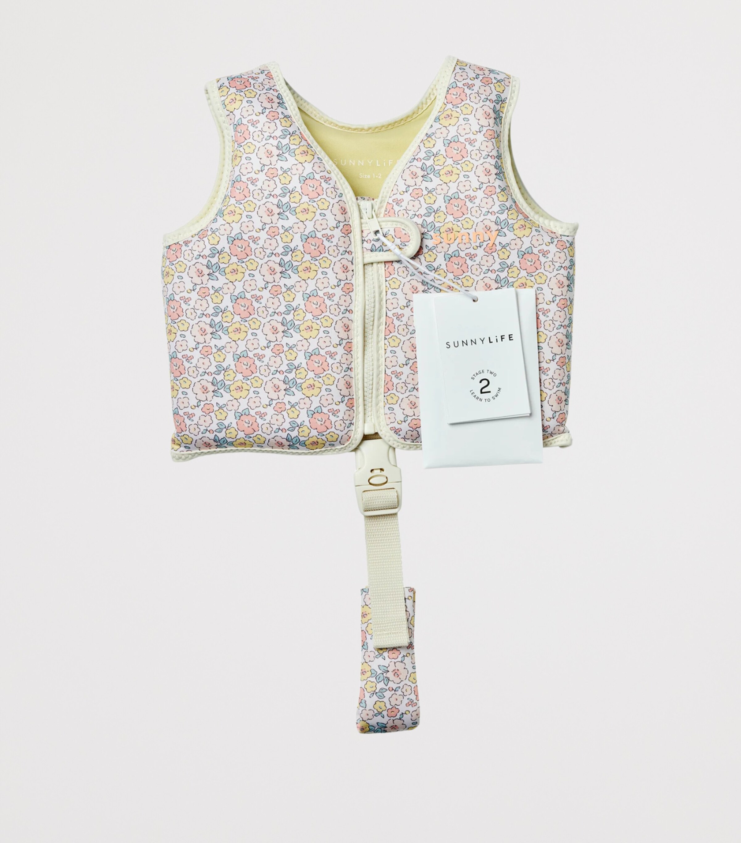 Sunnylife Kids Floral Into The Garden Swim Vest (1-2 Years) Multicolour Image 7