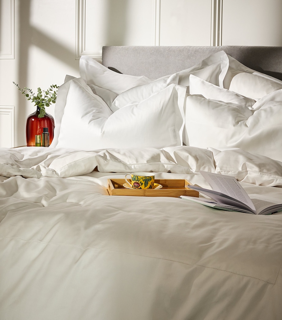 Slaidburn King Oxford Pillowcase (50cm x 90cm) WHITE Image 3