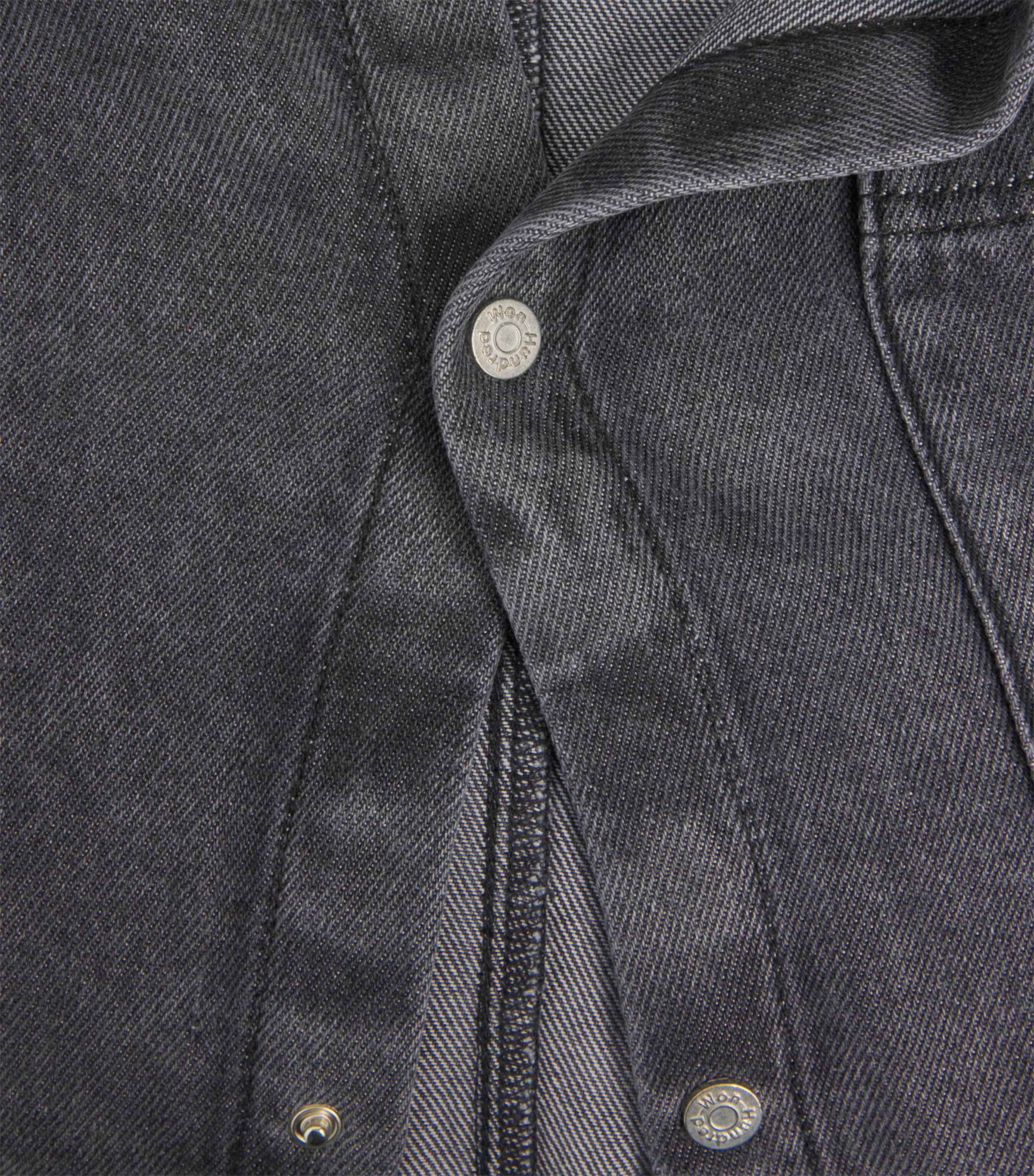 Maza Denim Shirt WASHED GREY Image 5