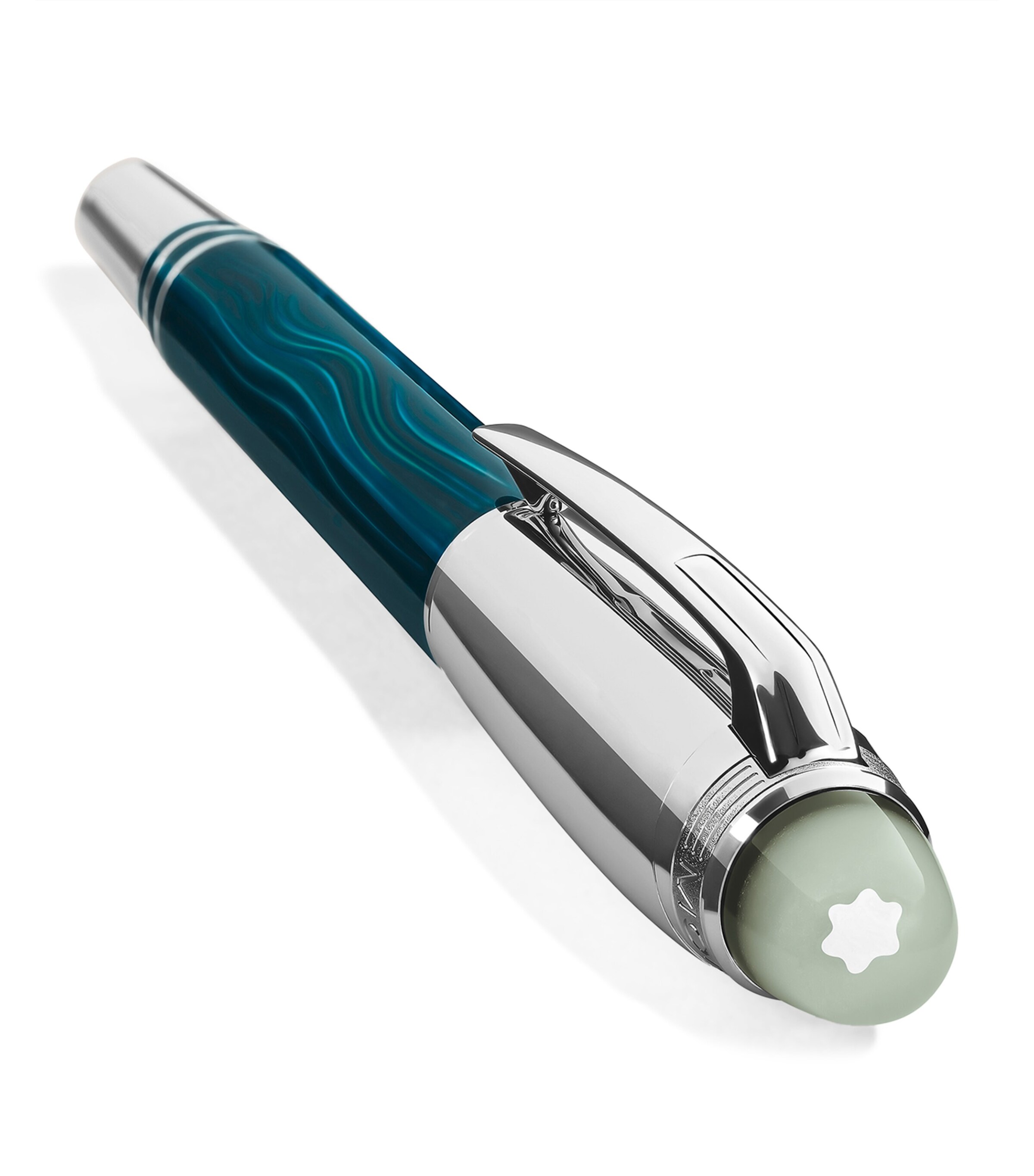 Montblanc Platinum-Coated StarWalker PolarGreen Fineliner Pen Green Image 3