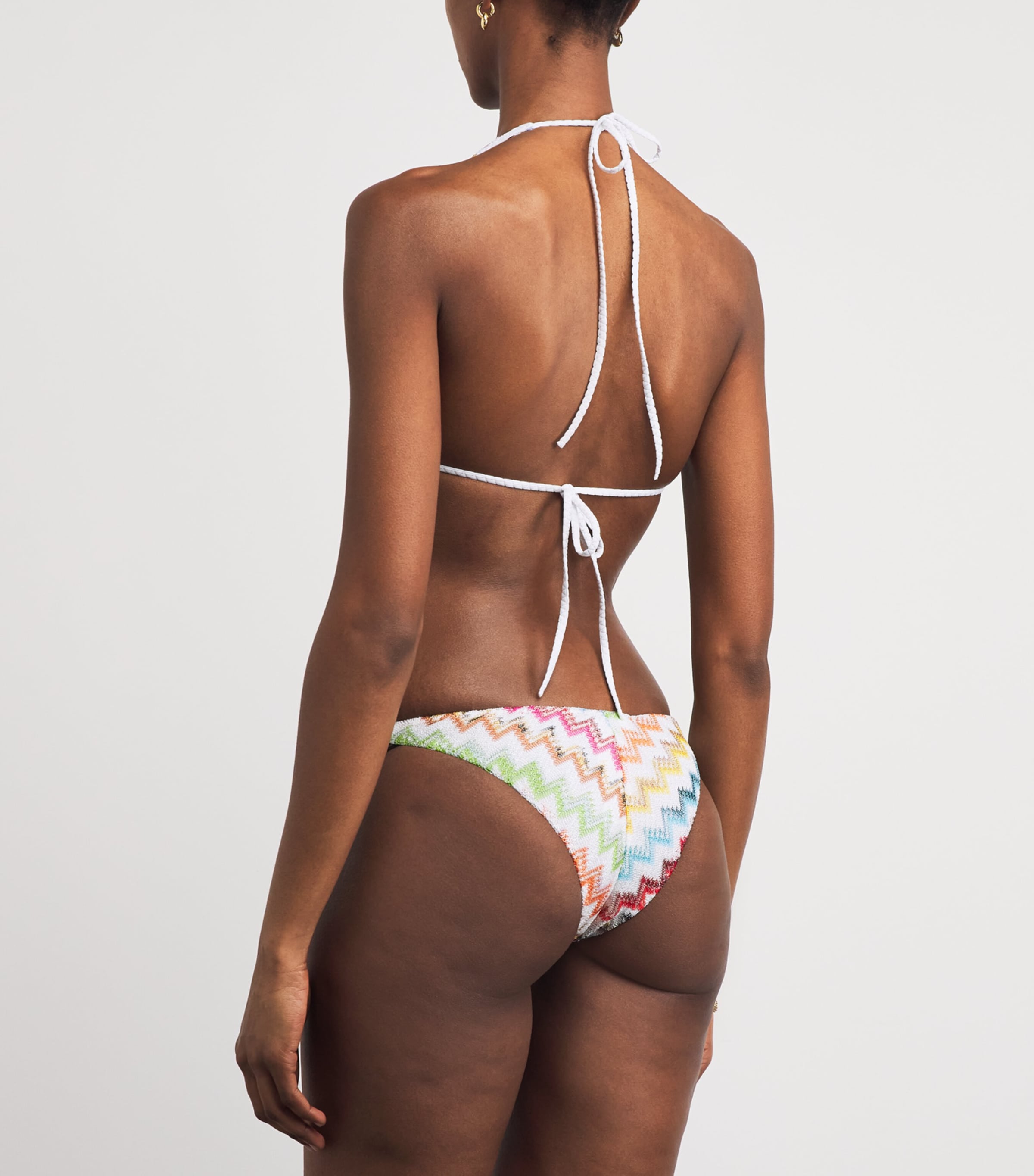 Missoni Womens Zigzag Playful Halterneck Bikini Image 3