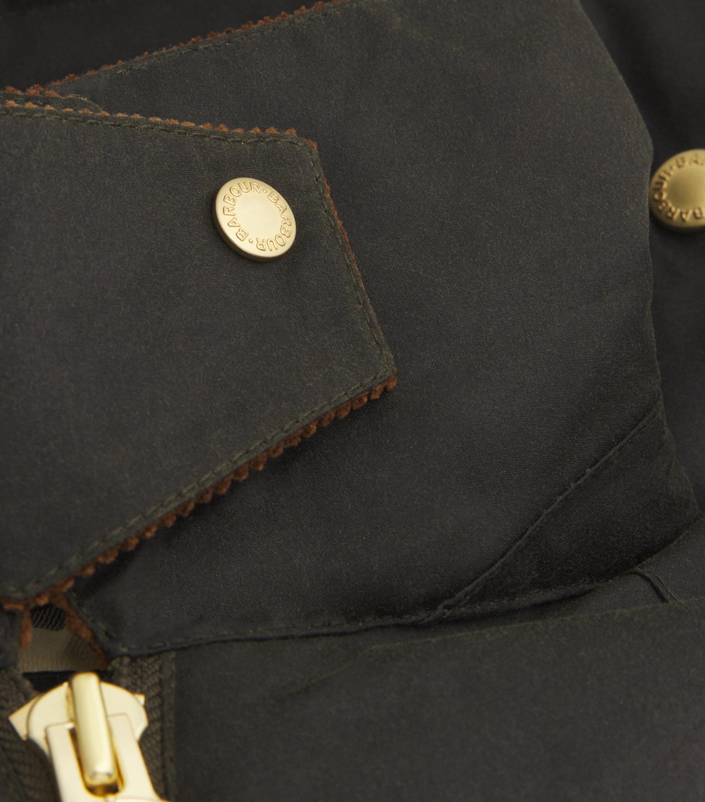 Barbour Green Waxed Cotton Esther Jacket | Harrods US