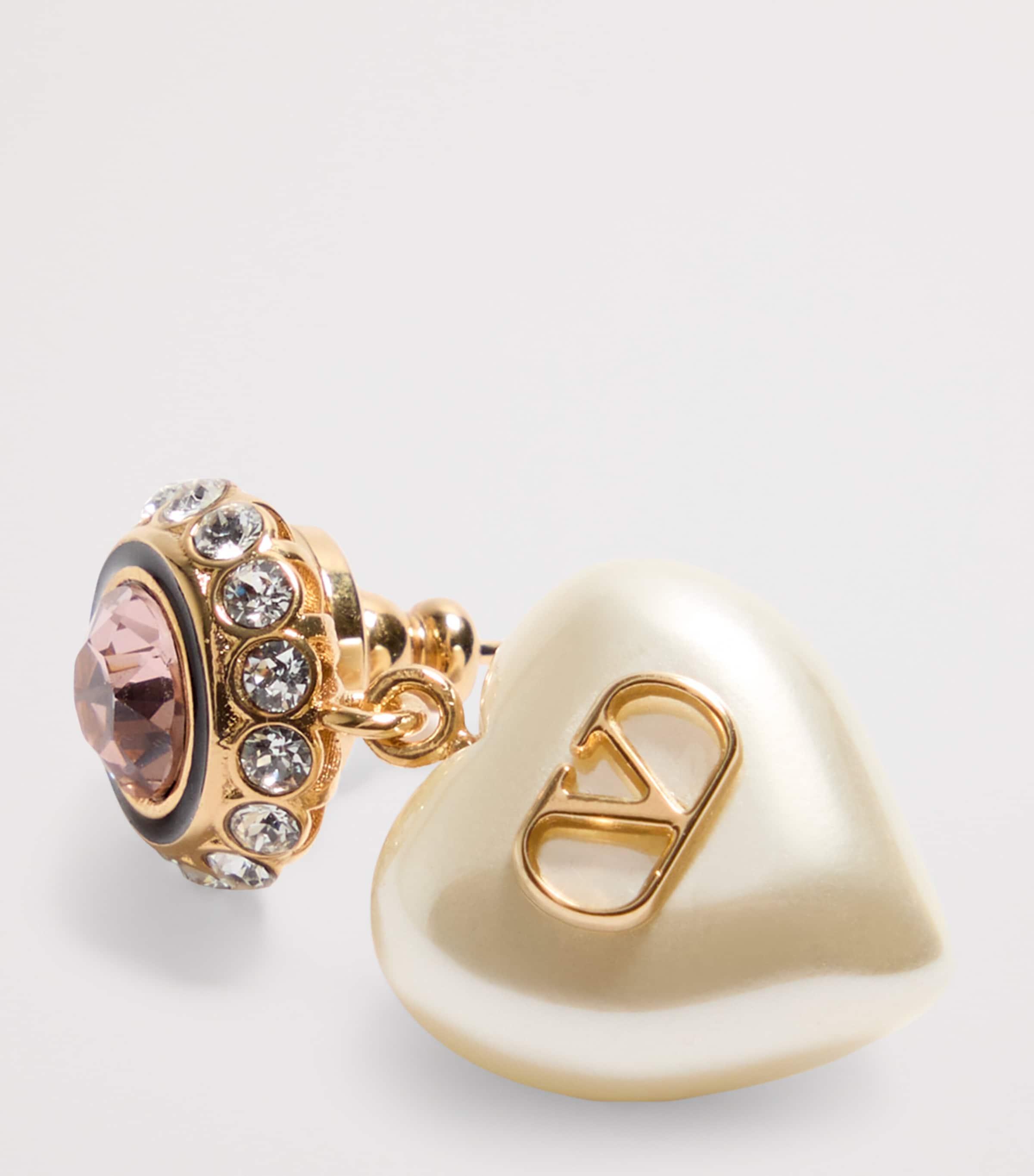 VLogo Signature Pearl Earrings 9Q3 Image 5