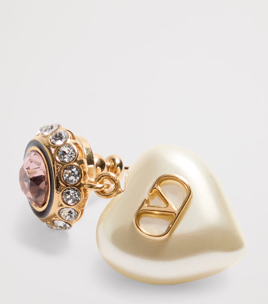 VLogo Signature Pearl Earrings 9Q3 Image 5