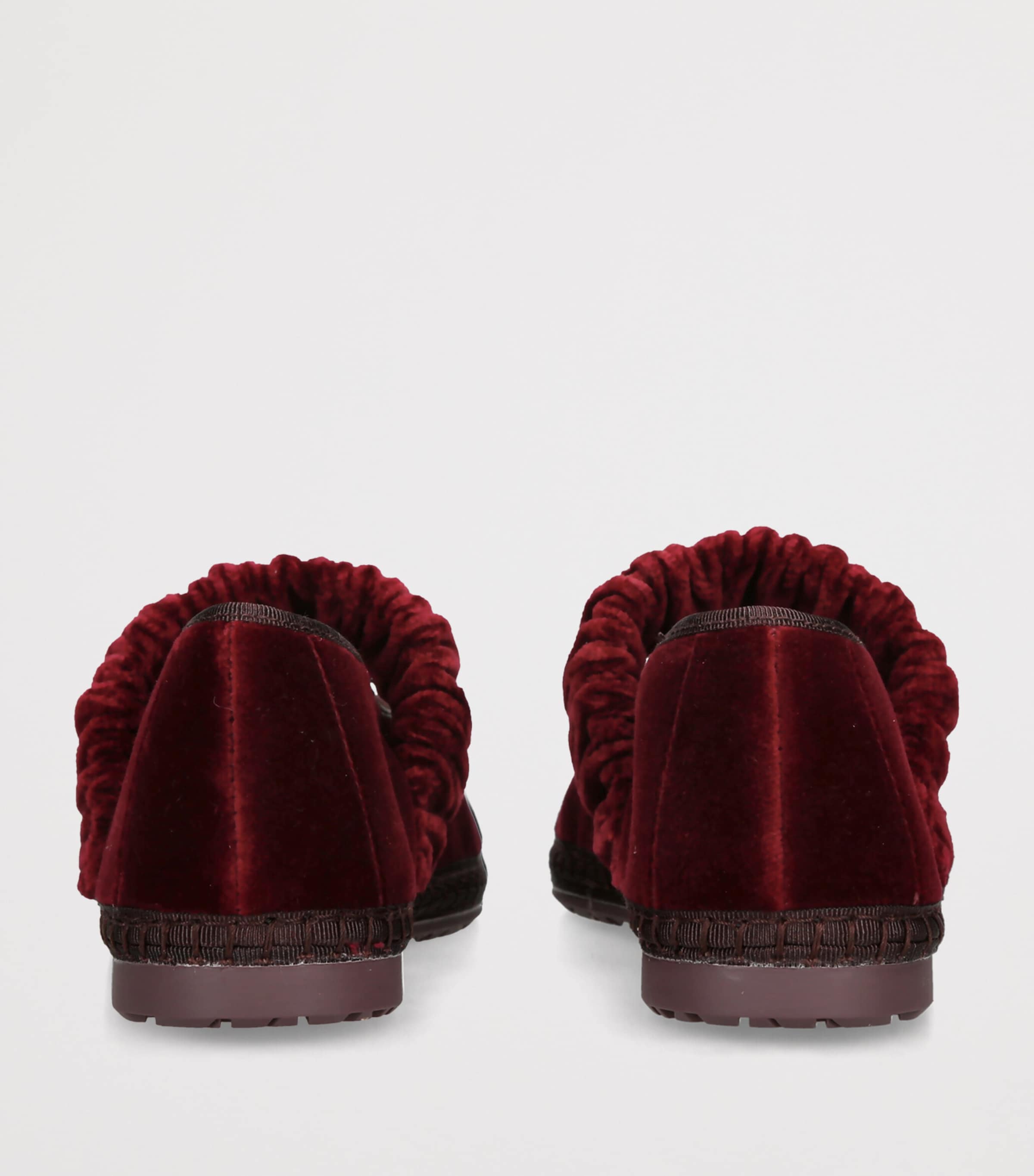 Flabelus Velvet Mafalda Espadrilles Wine Image 2