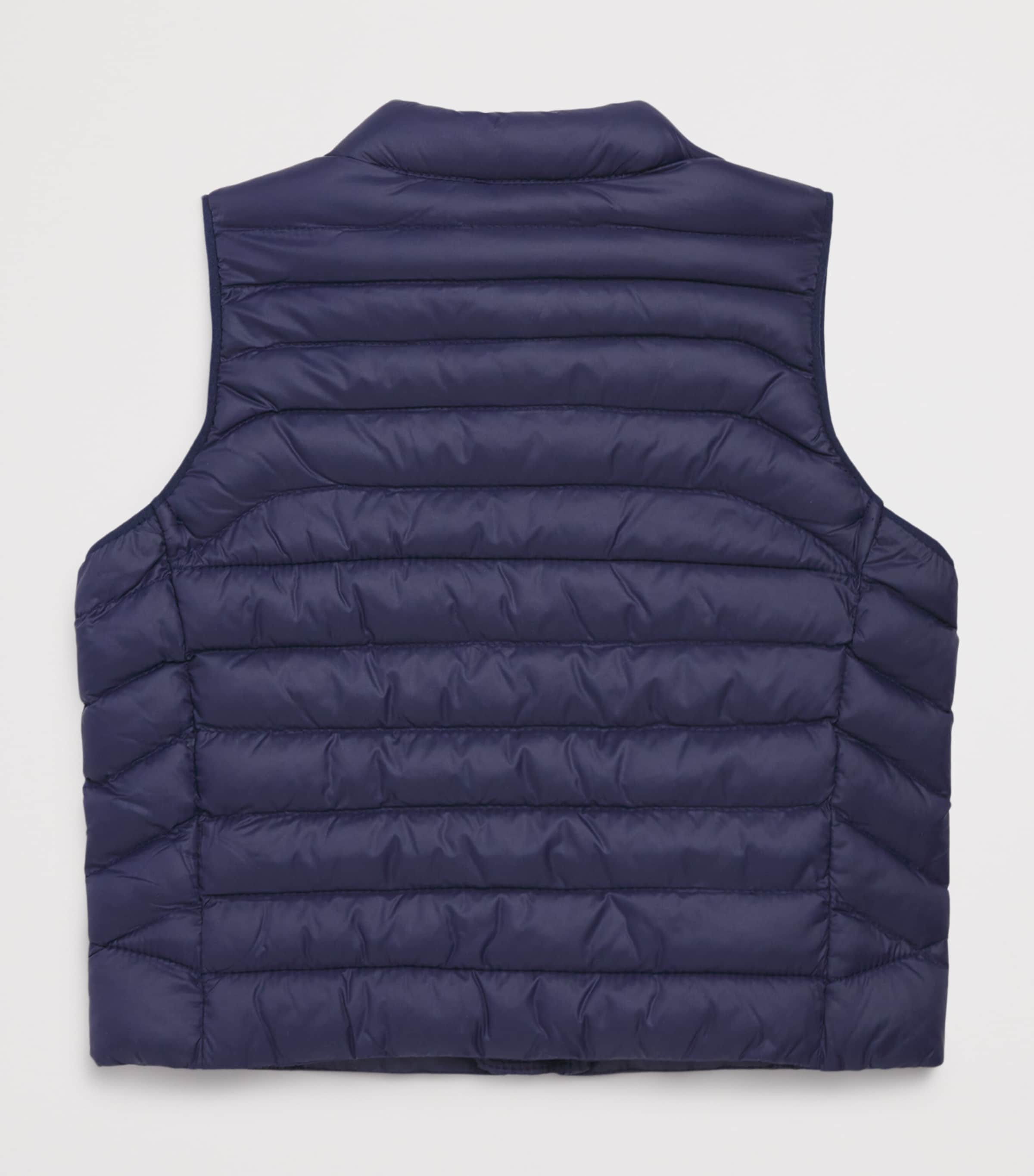 Quilted Polo Pony Gillet (9-24 Months) NAVY Image 2