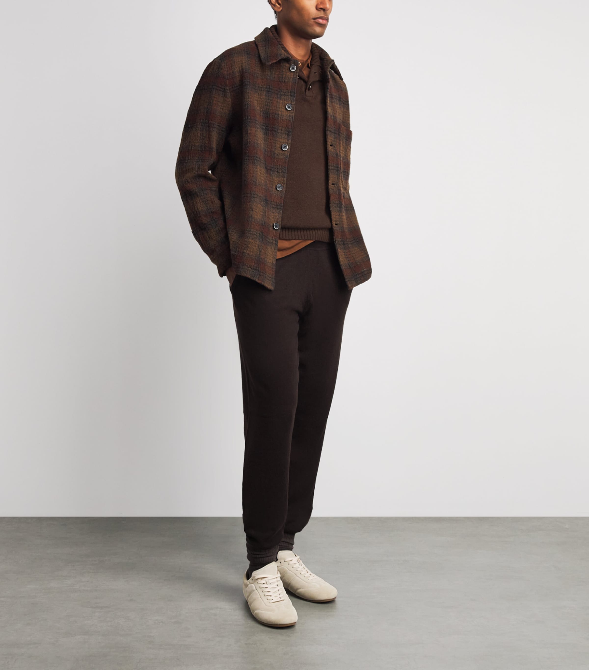 Allude Mens Wool-Cashmere High-Neck Sweater Image 2