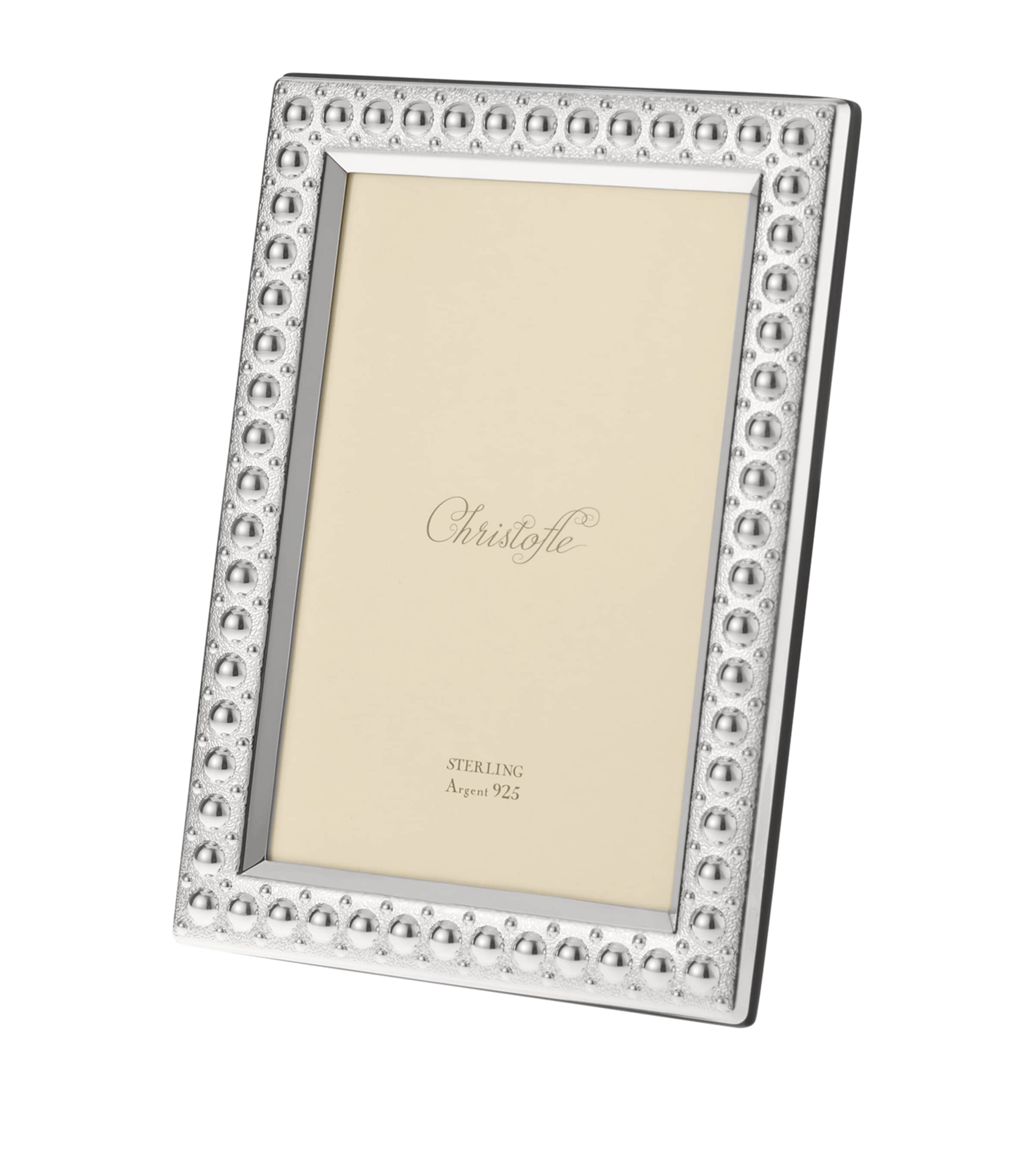 Christofle Sterling Silver Perles Frame