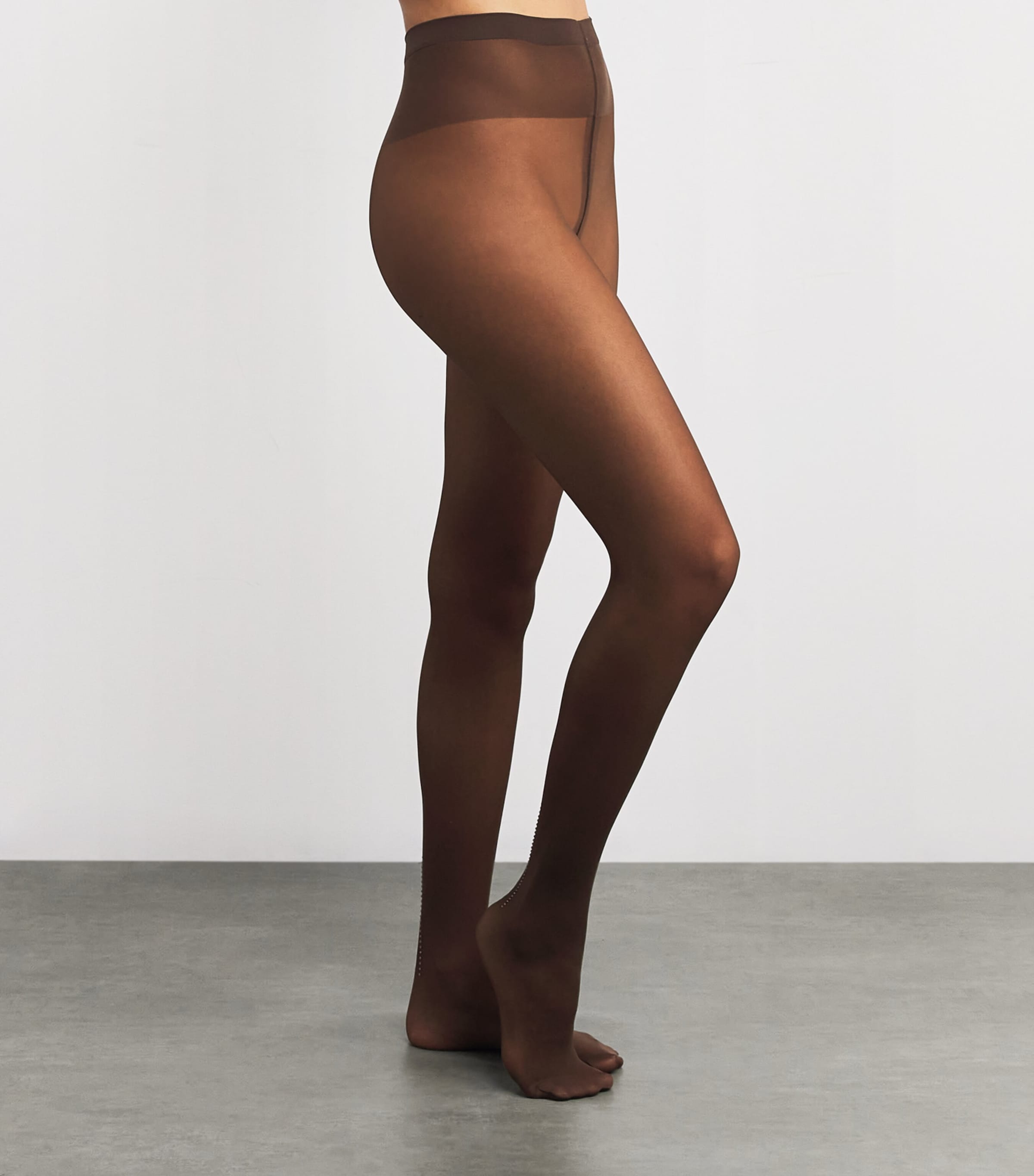 Crystal Back-Seam 20 Tights 8080 UMBER/JET NUT Image 2