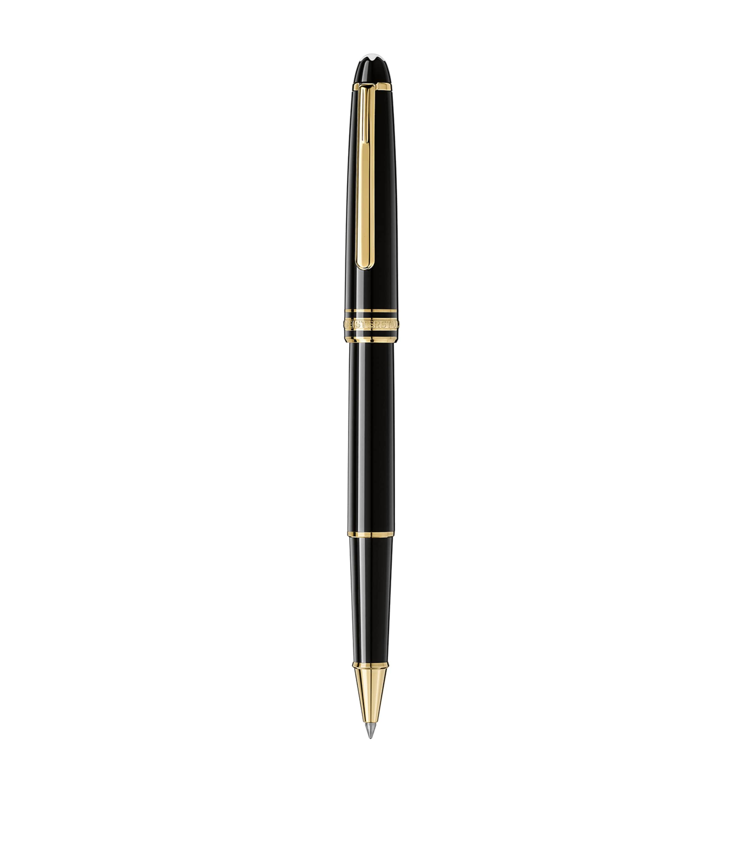 Montblanc Gold-Plated Meisterstück Classique Rollerball Pen Image 1