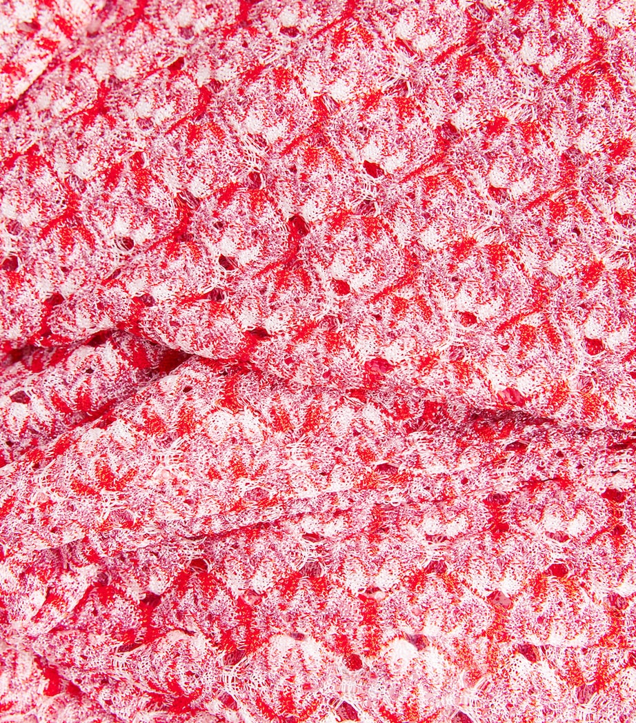 Crochet Halterneck Jumpsuit S416Y RED Image 5