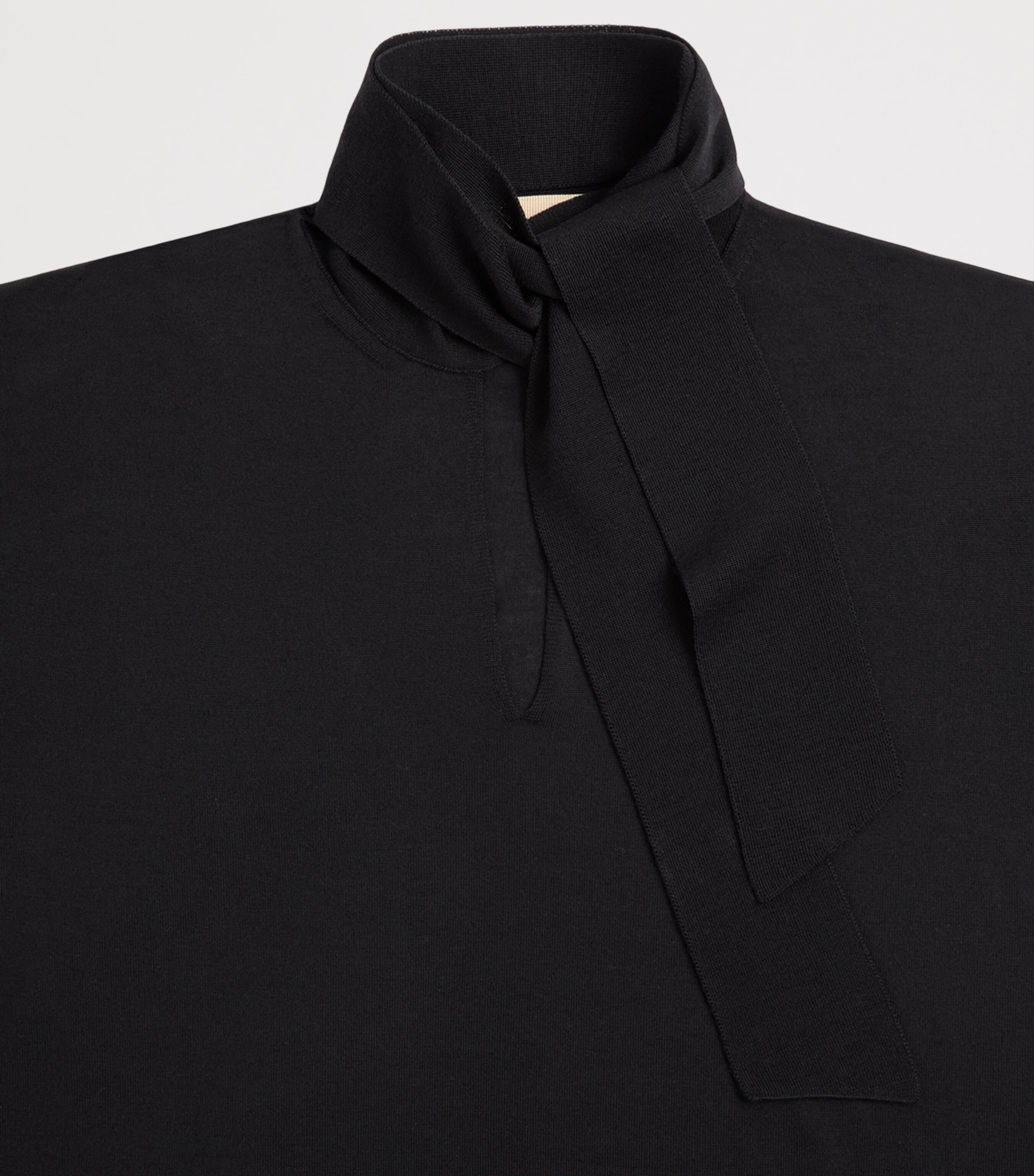 Valentino Multi Wool Tie-Neck Sweater | Harrods US
