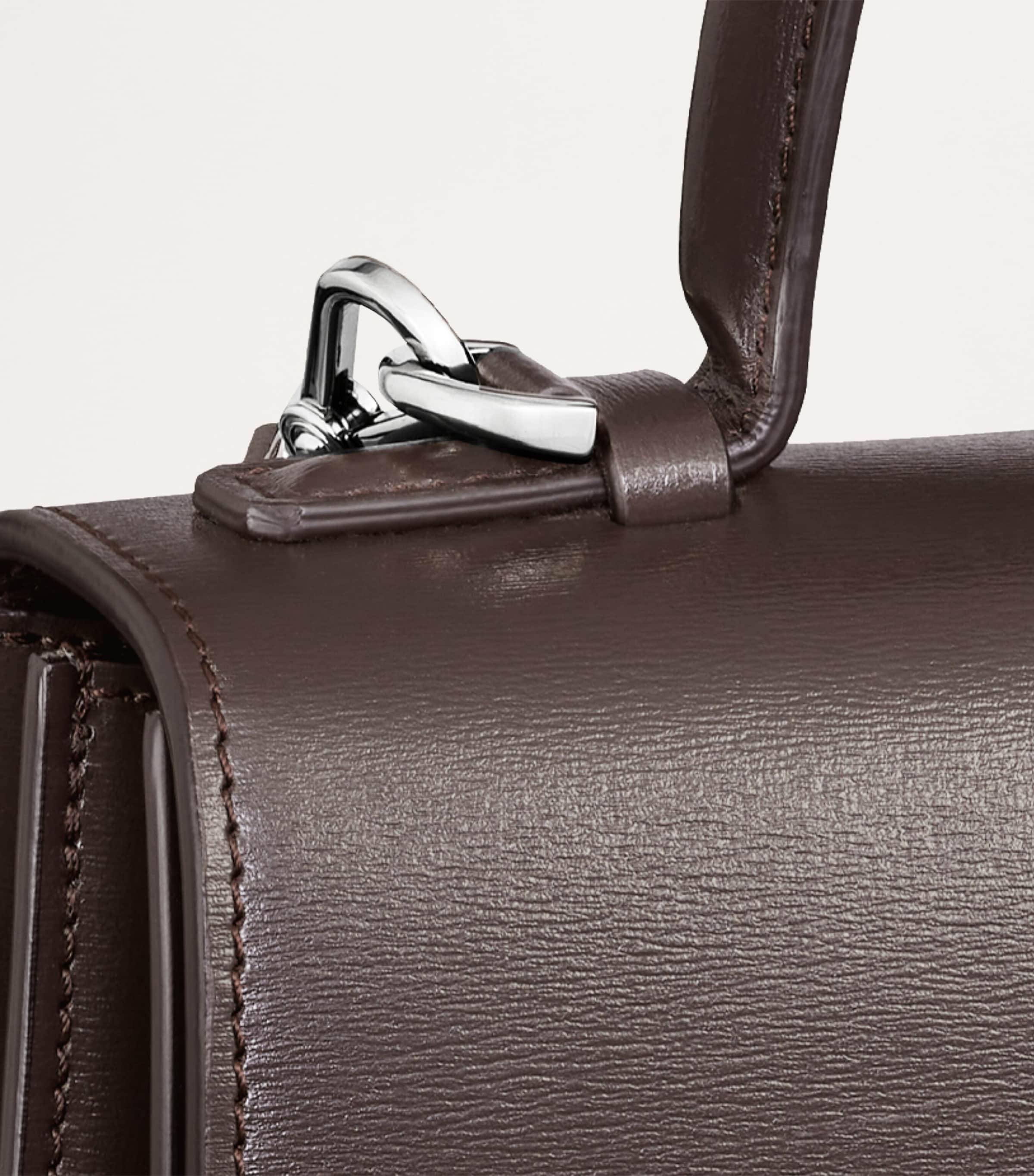 Leather Panthère De Cartier Top-Handle Bag TONKA BROWN Image 4