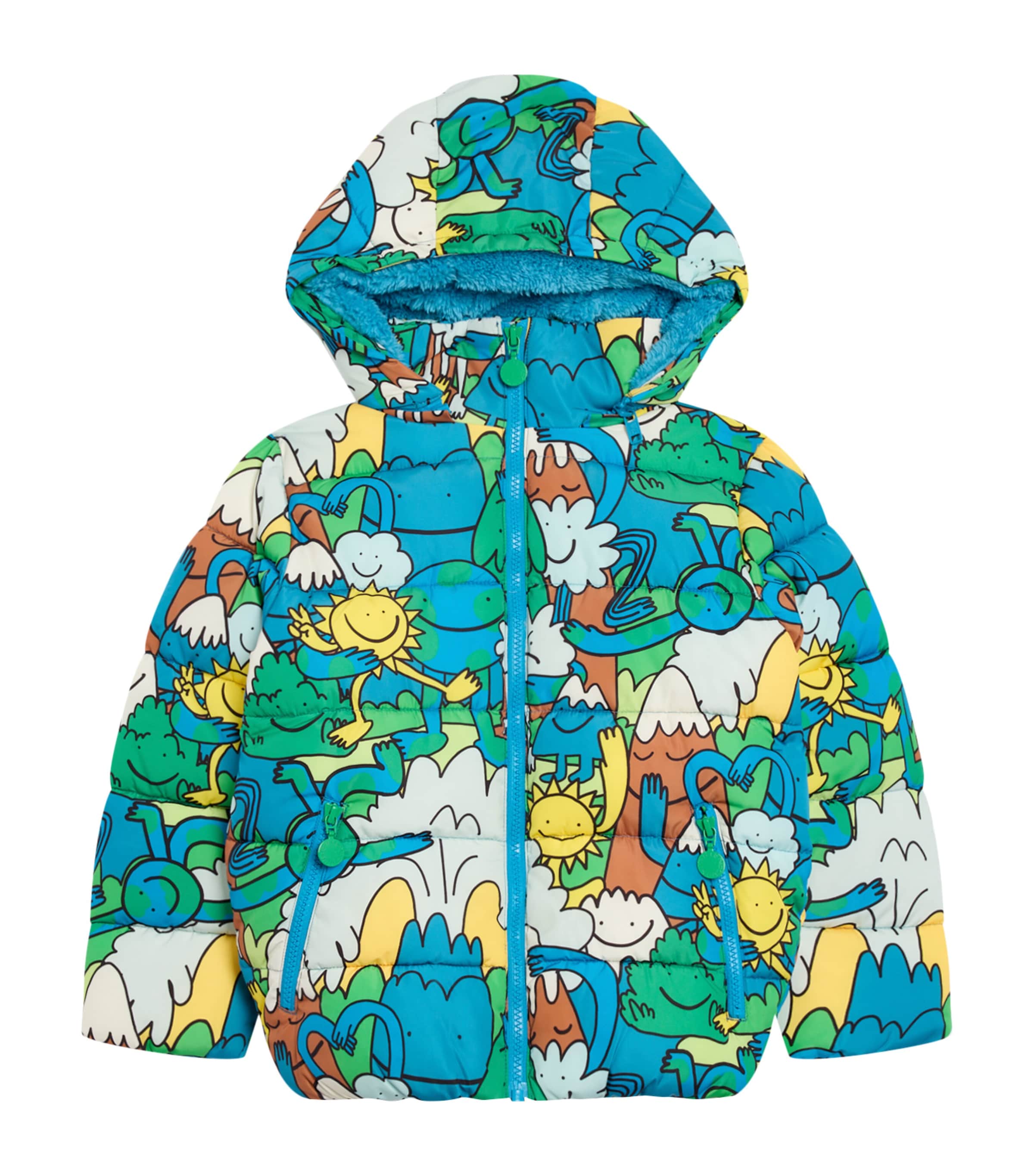 Stella McCartney Kids Earth Friends Puffer Jacket (3-14 Years) | Boys Clothing | Coats & Jackets | Designers | Stella Mccartney