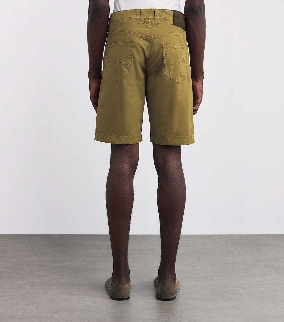 Stretch Cotton Nicolas Bermuda Shorts R65 Image 4