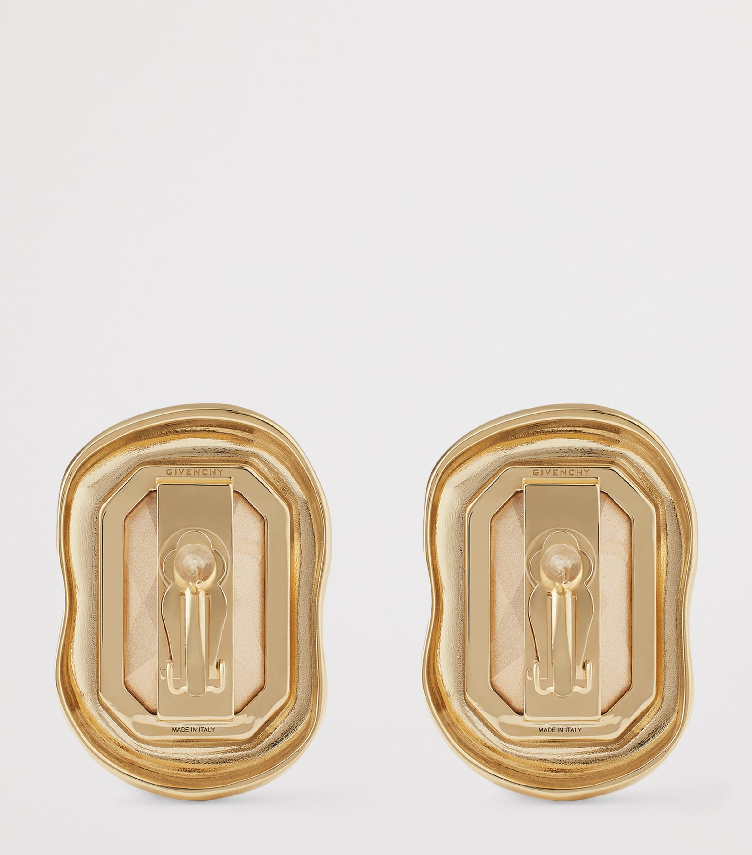 Givenchy Embellished Sculptural Earrings Brown/golden Image 4