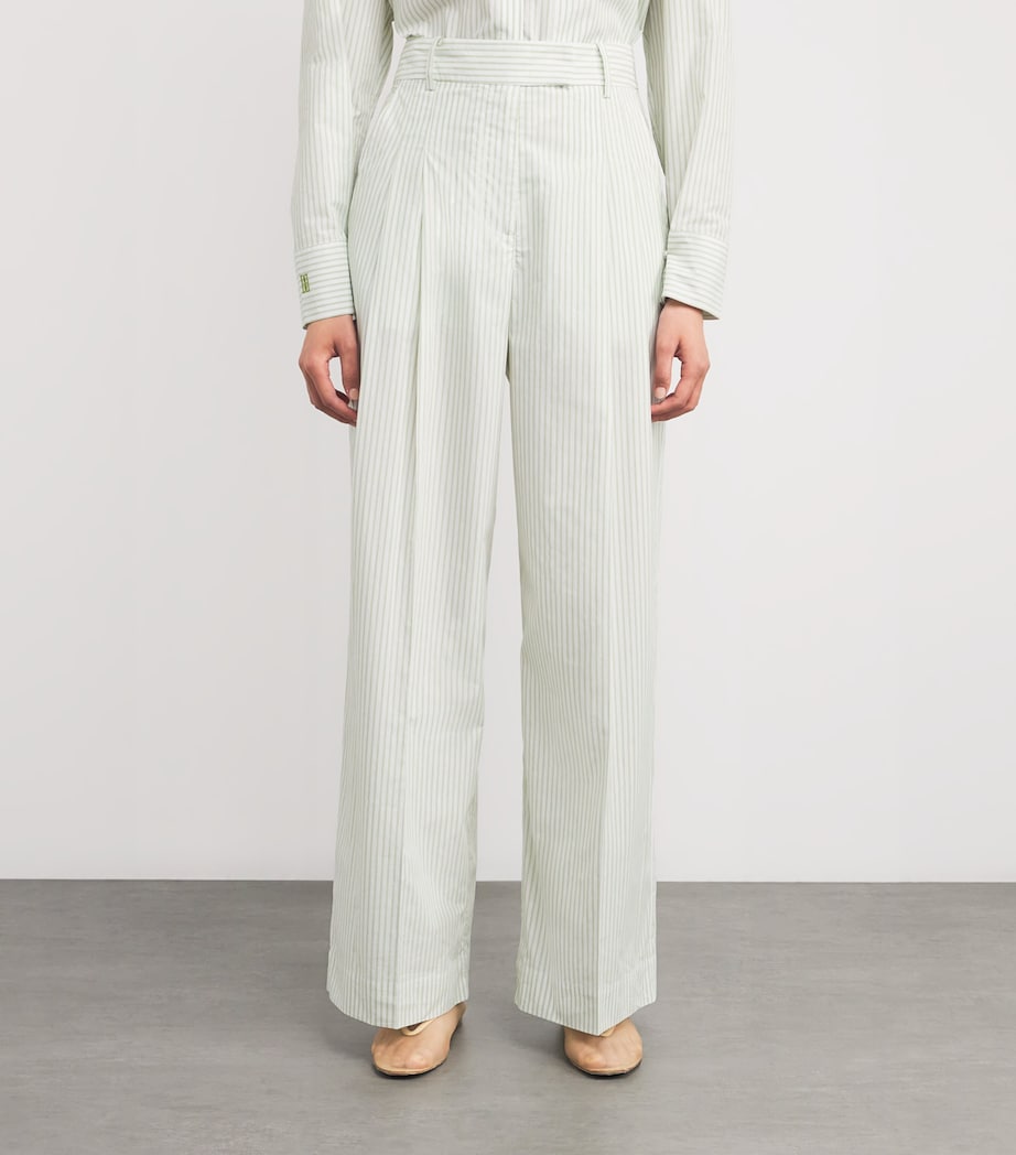 Cymbaria Wide-Leg Trousers QG5 TWIN STRIPE Image 3