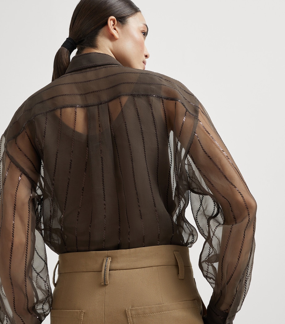 Cotton Denim Garment-Dyed Trousers C5785 Image 5