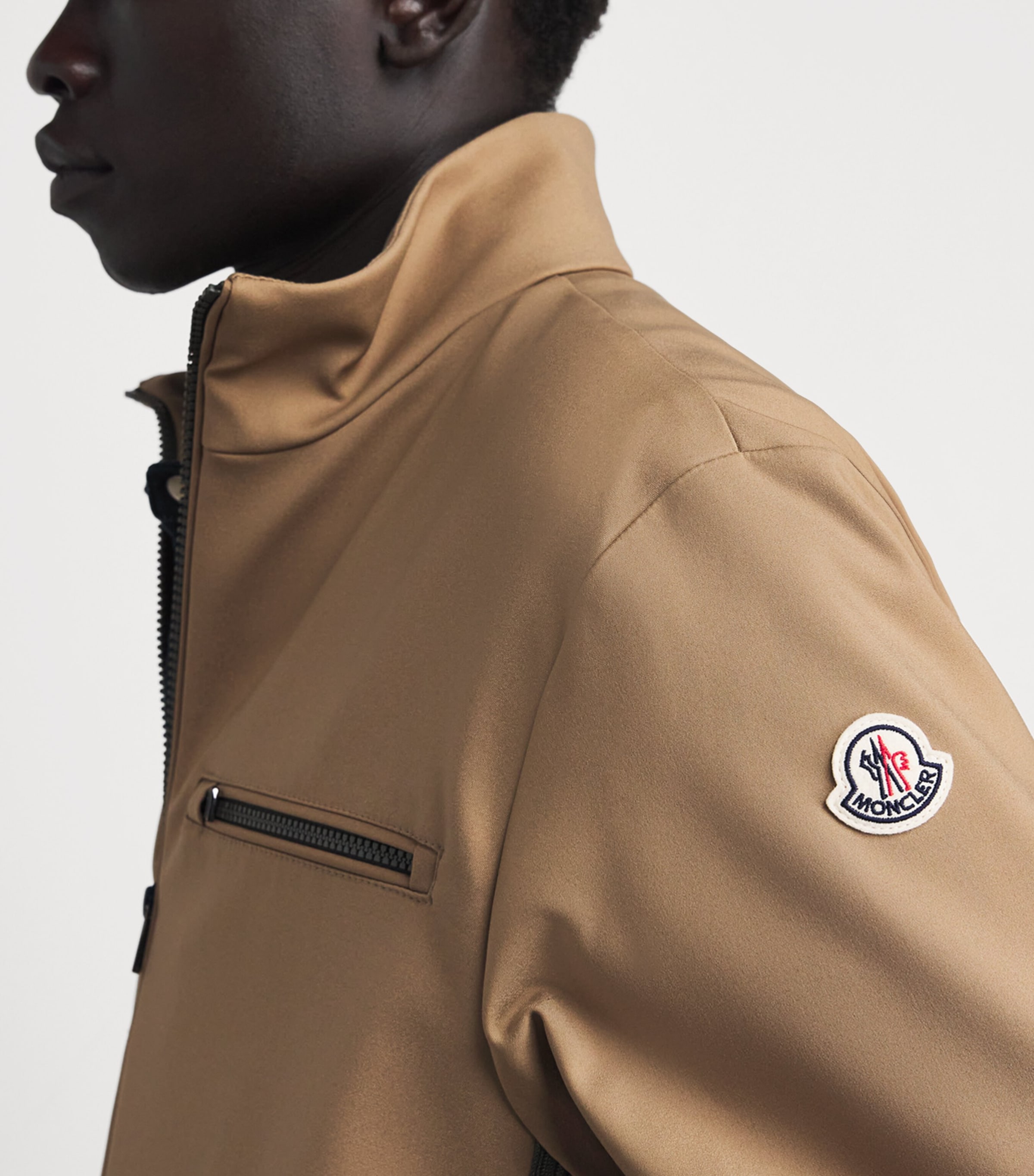 Moncler Mens Cotton-Blend Fourioun Jacket Image 3