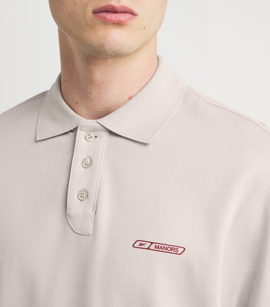 x Reebok Cotton Polo Shirt BEIGE Image 6