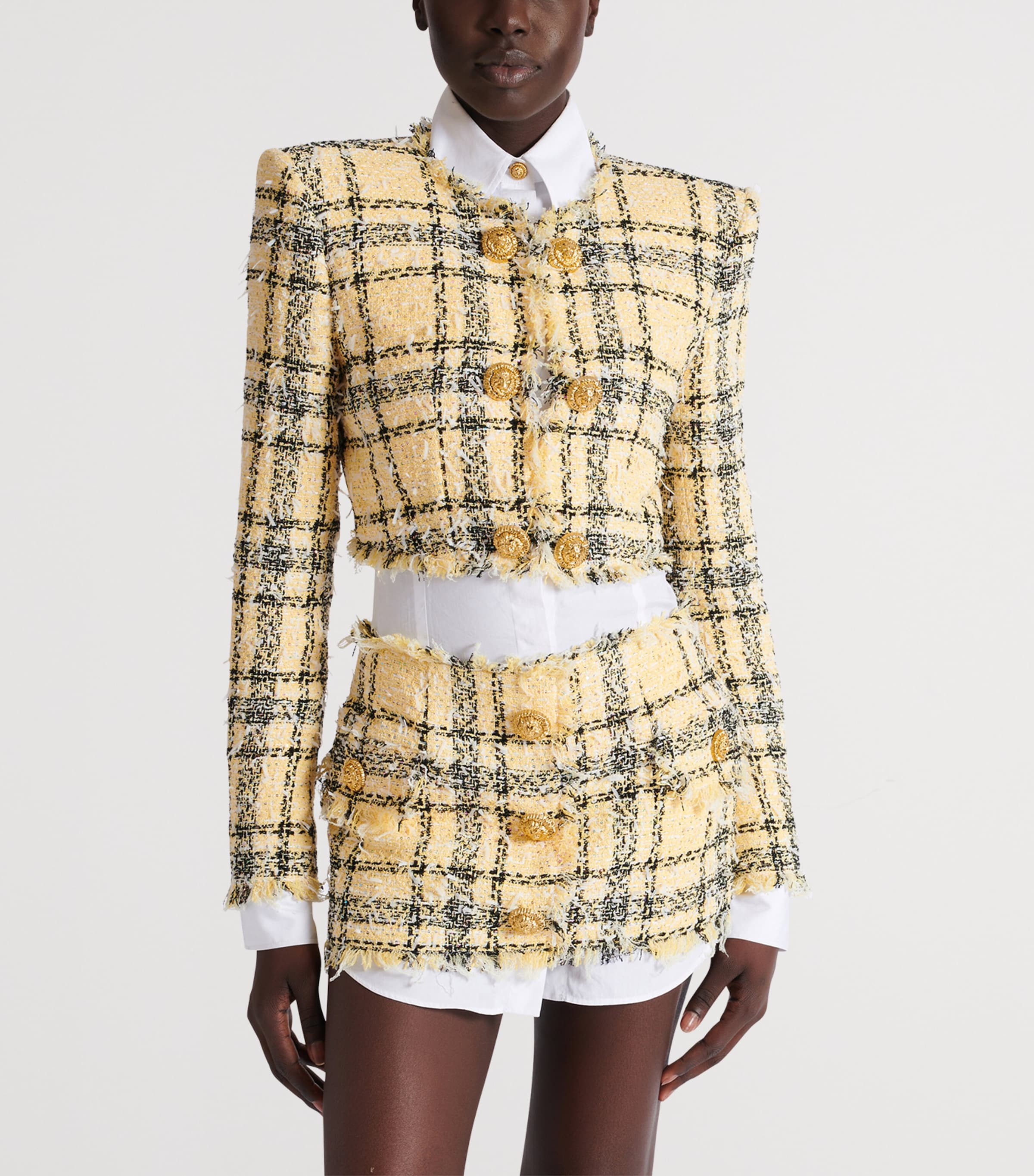 Tweed Glitter Jacket AAA MULTICOLORE Image 5