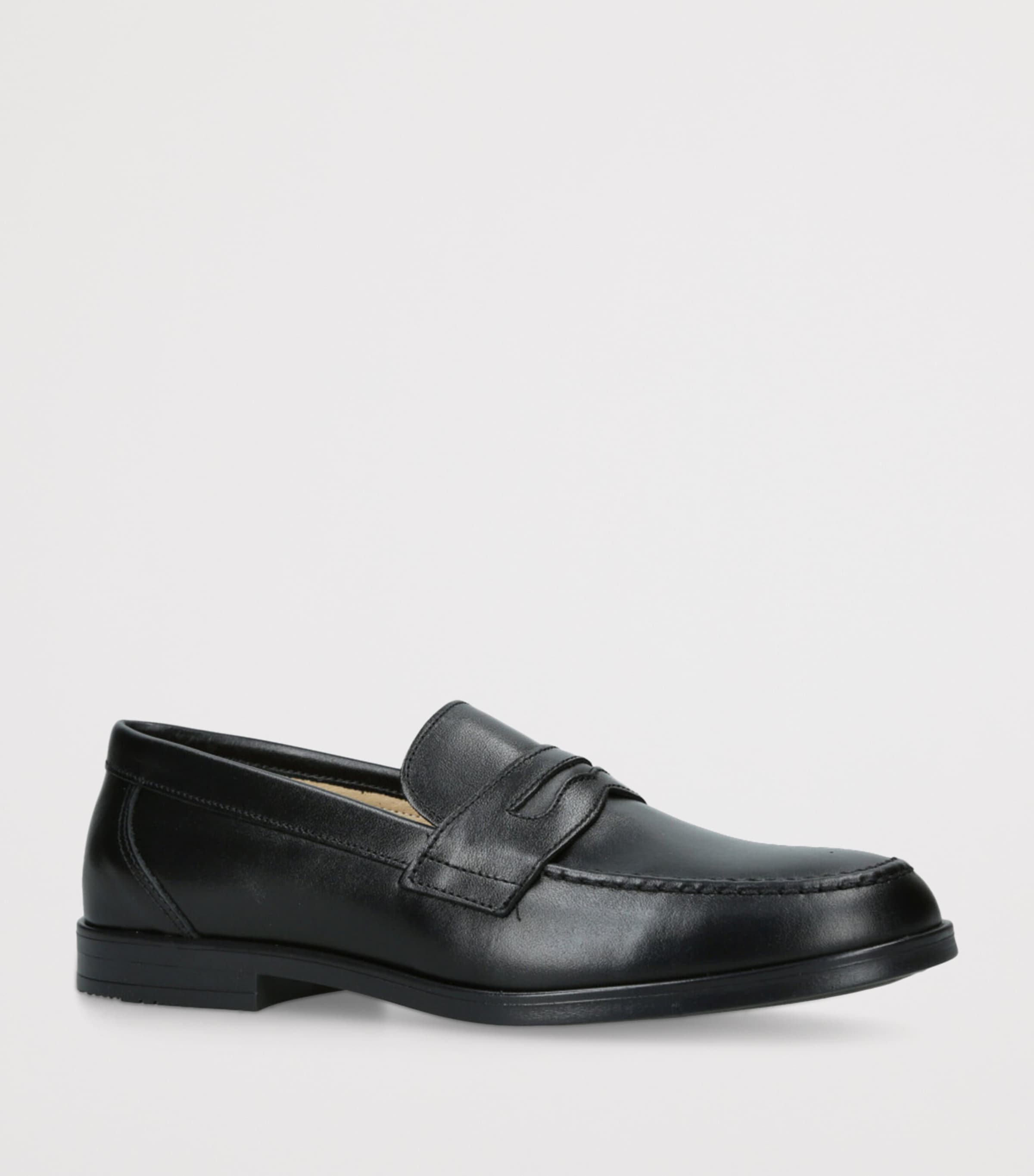 Leather Hugo Loafers BLACK Image 3