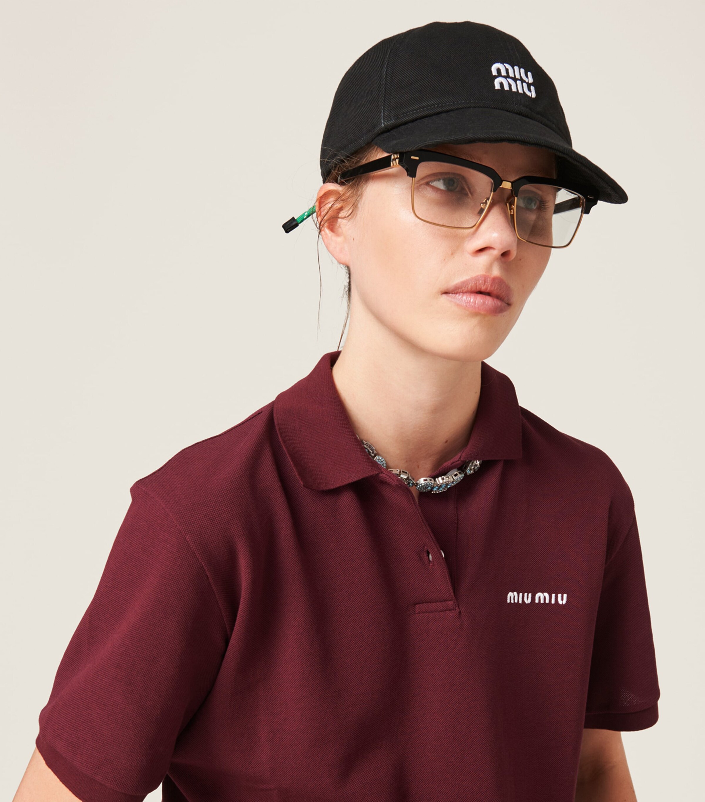 Miu Miu Denim Baseball Cap Image 2