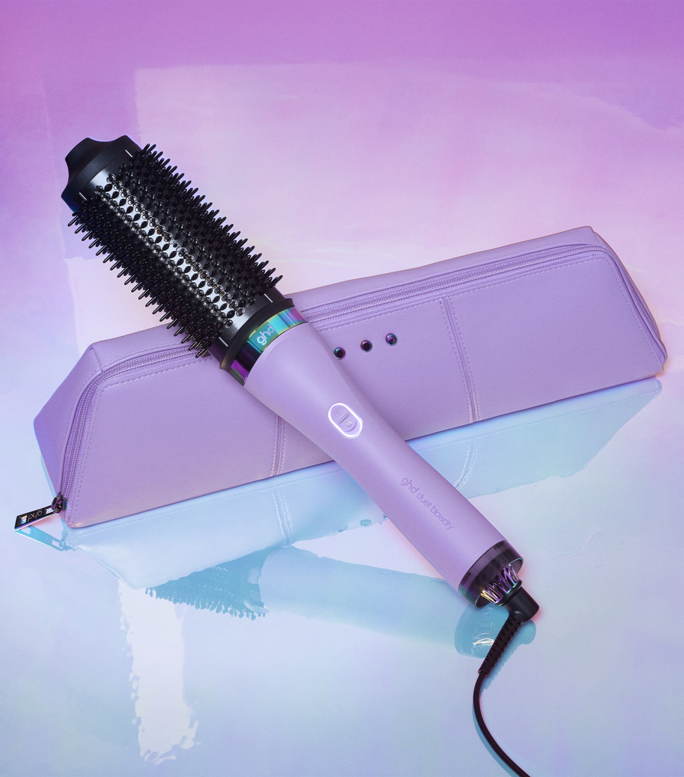 ghd Limited Edition Duet Blowdry Hair Dryer Brush - Galactic Lilac Lilac Image 2