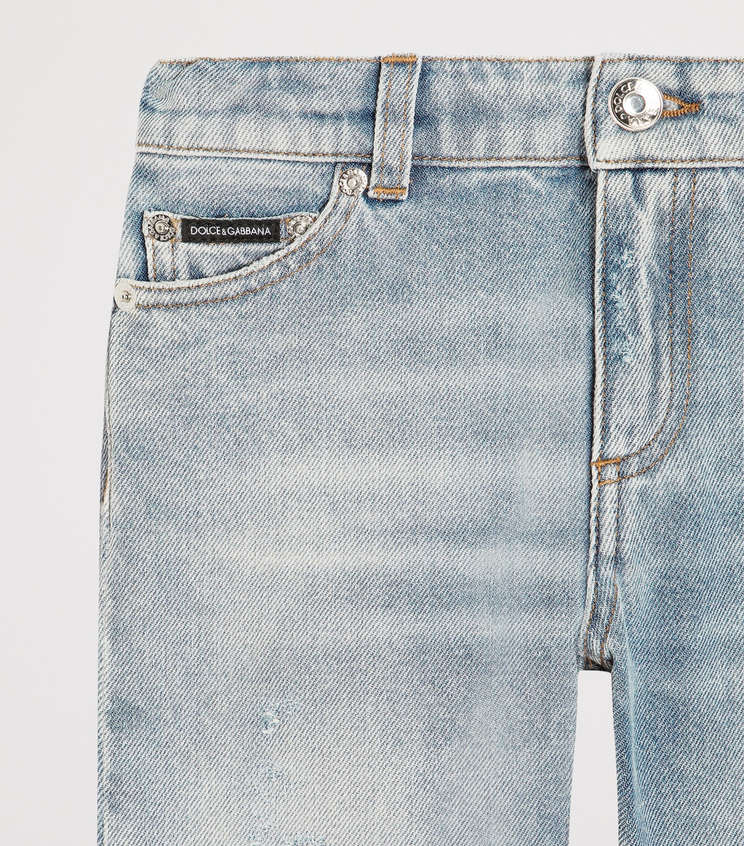 Dolce&Gabbana Kids Straight Jeans (8-12+ Years) Combined Colou Image 4