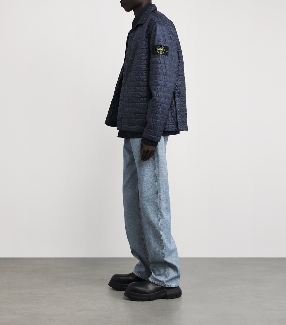 Crinkle Reps Padded Coach Jacket V0026 Image 2