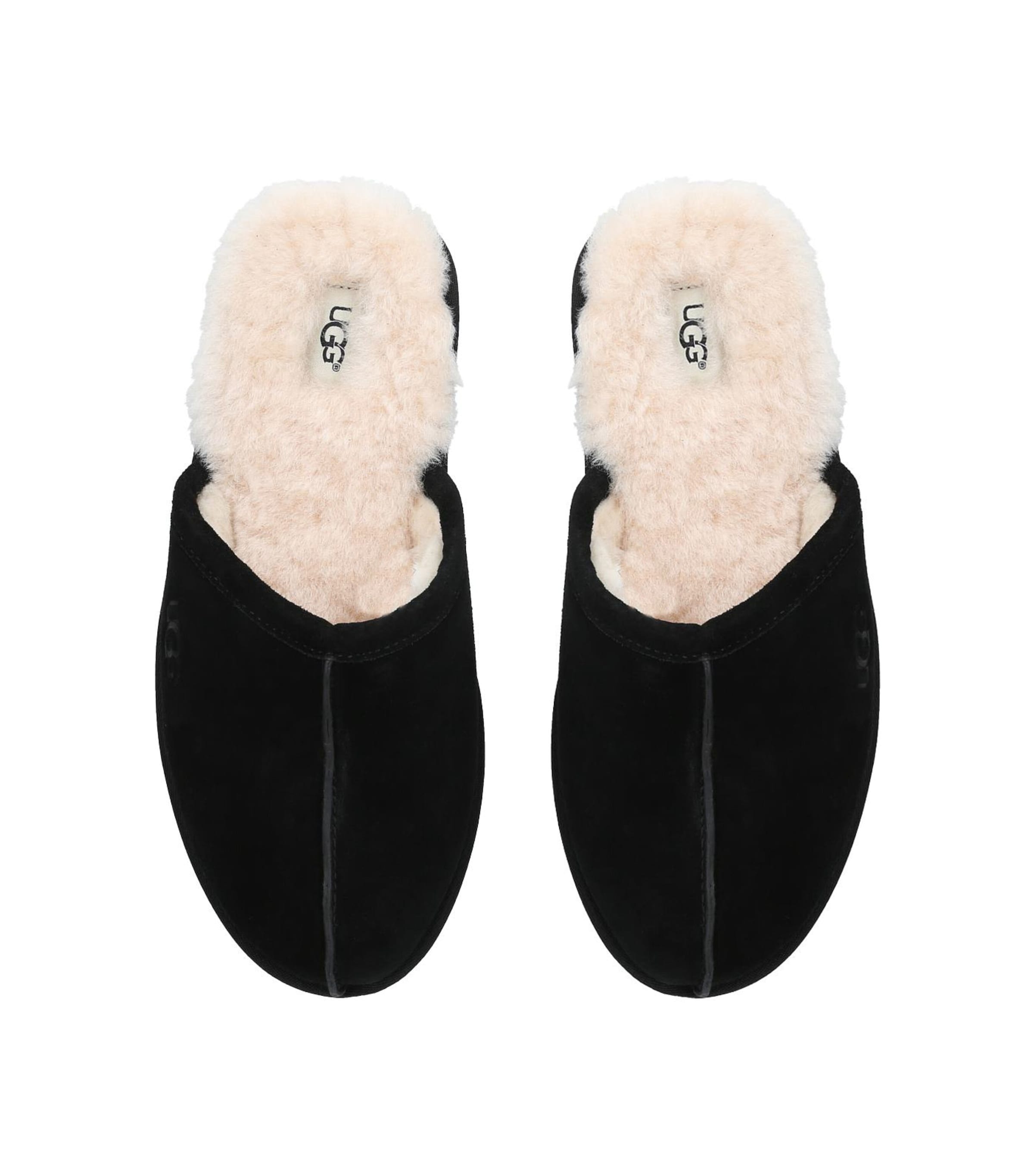 Scuff Suede Slippers BLACK Image 4