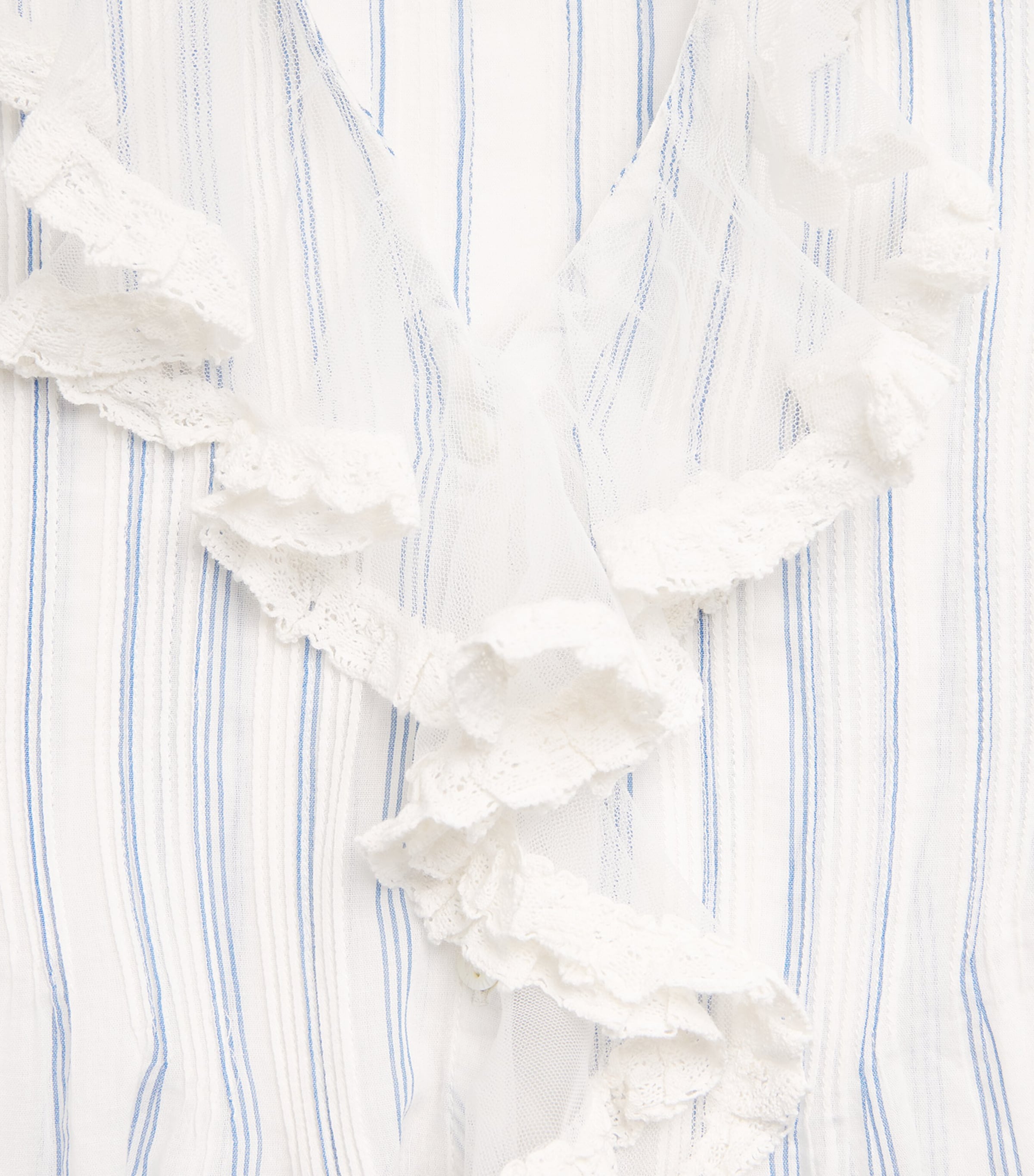 DÔEN Womens Organic Cotton Henri Blouse Saint Aurelie Stripe Image 6