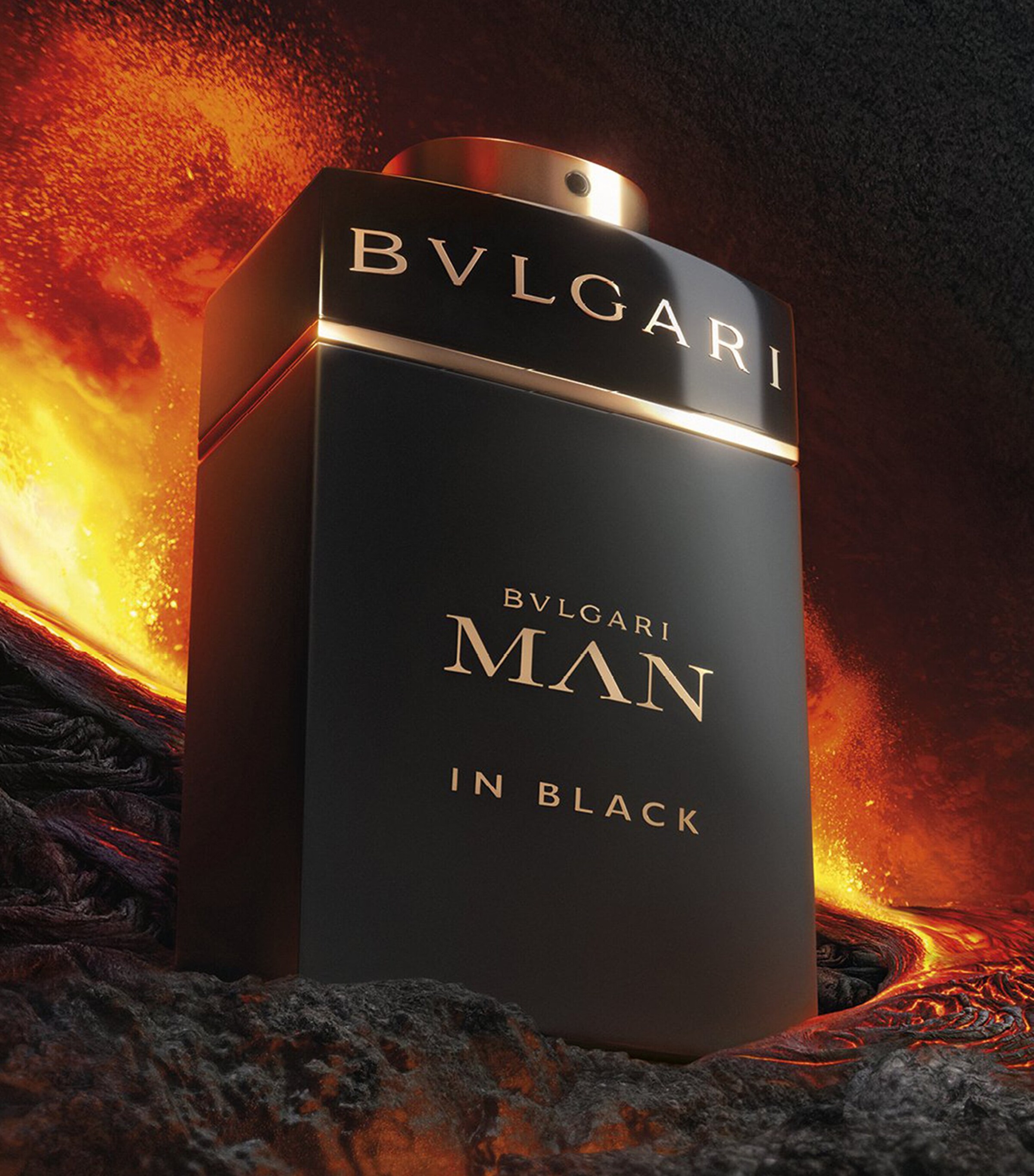 即購入大歓迎！【中古】BVLGARI MAN IN BLACK Bvlgari Man In Black Limited Edition Essence EDP 3.3oz/100ml