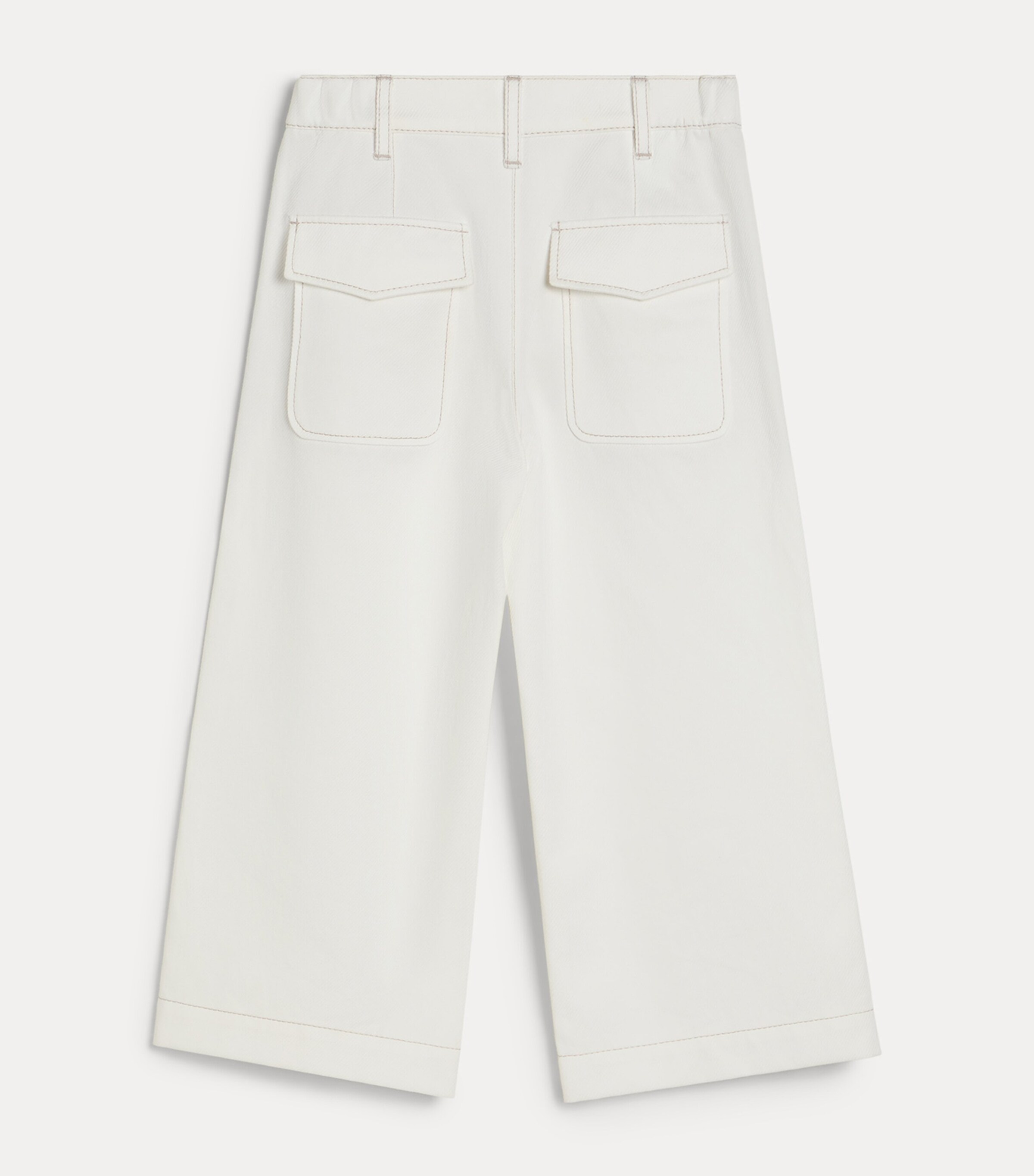 Brunello Cucinelli Kids Womens Wide-Leg Jeans (4-6 Years) Image 2
