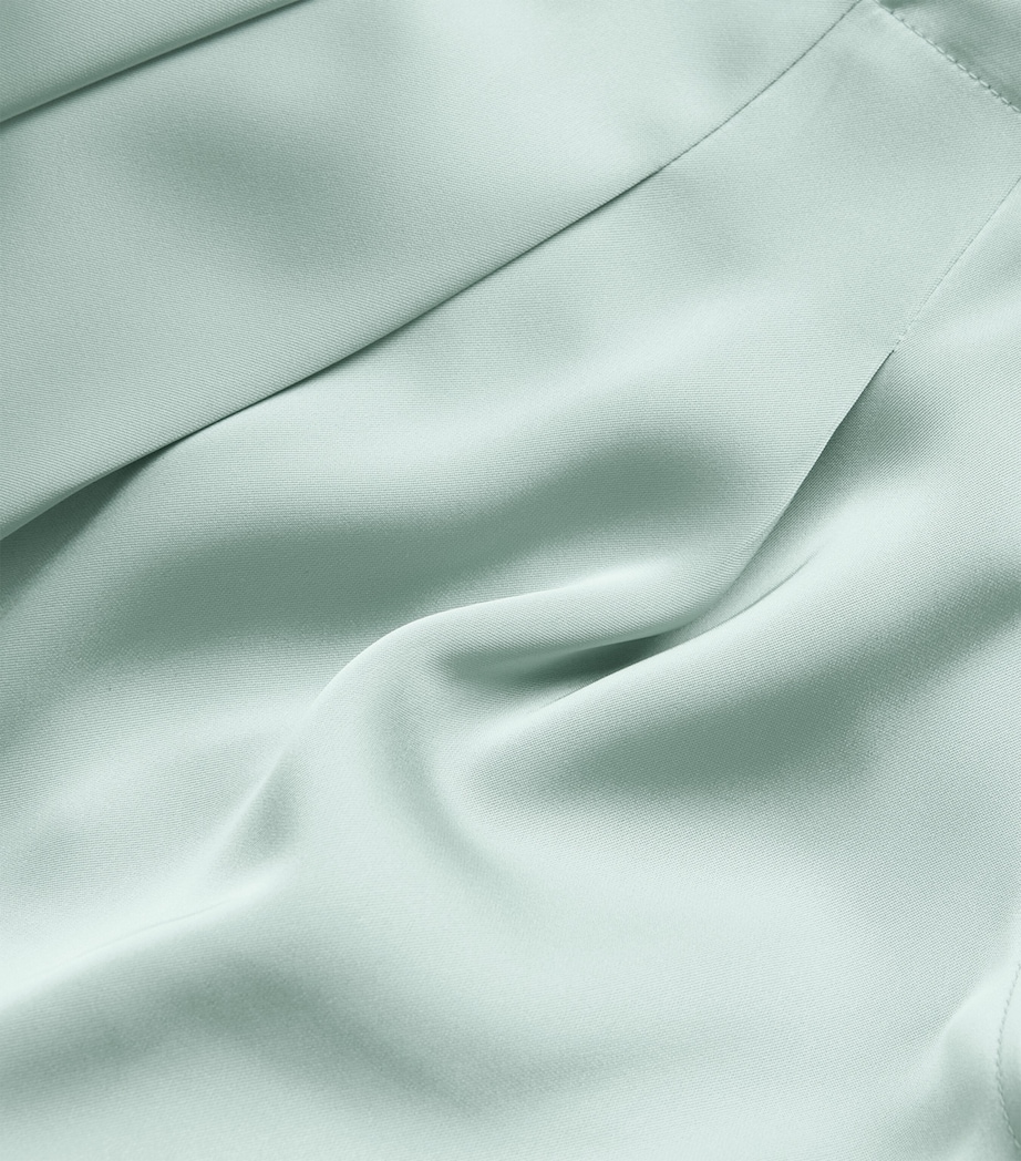 Satin Halterneck Jumpsuit WATER GREEN Image 5