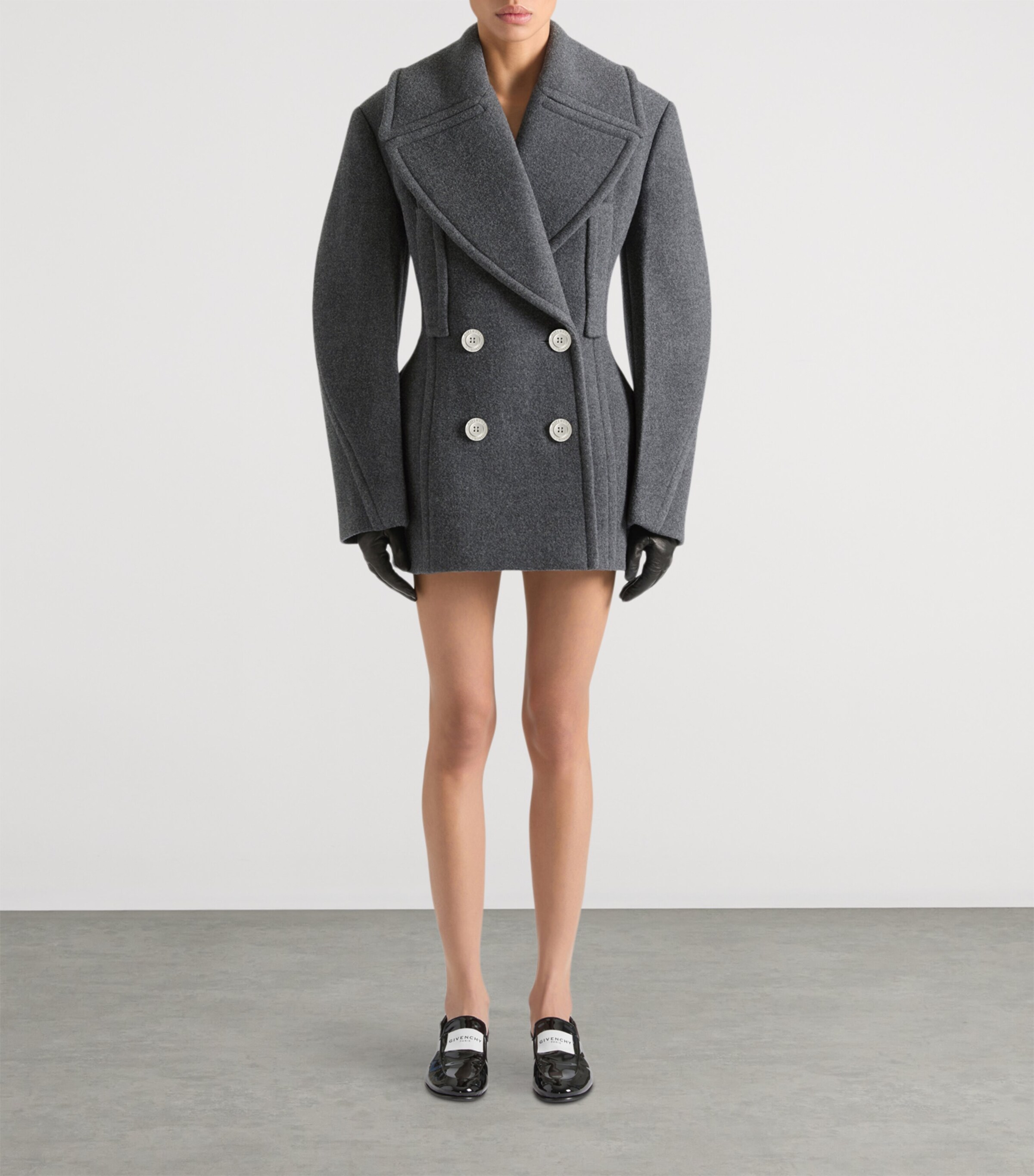 Wool-Silk Coat SLATE BLEND Image 2