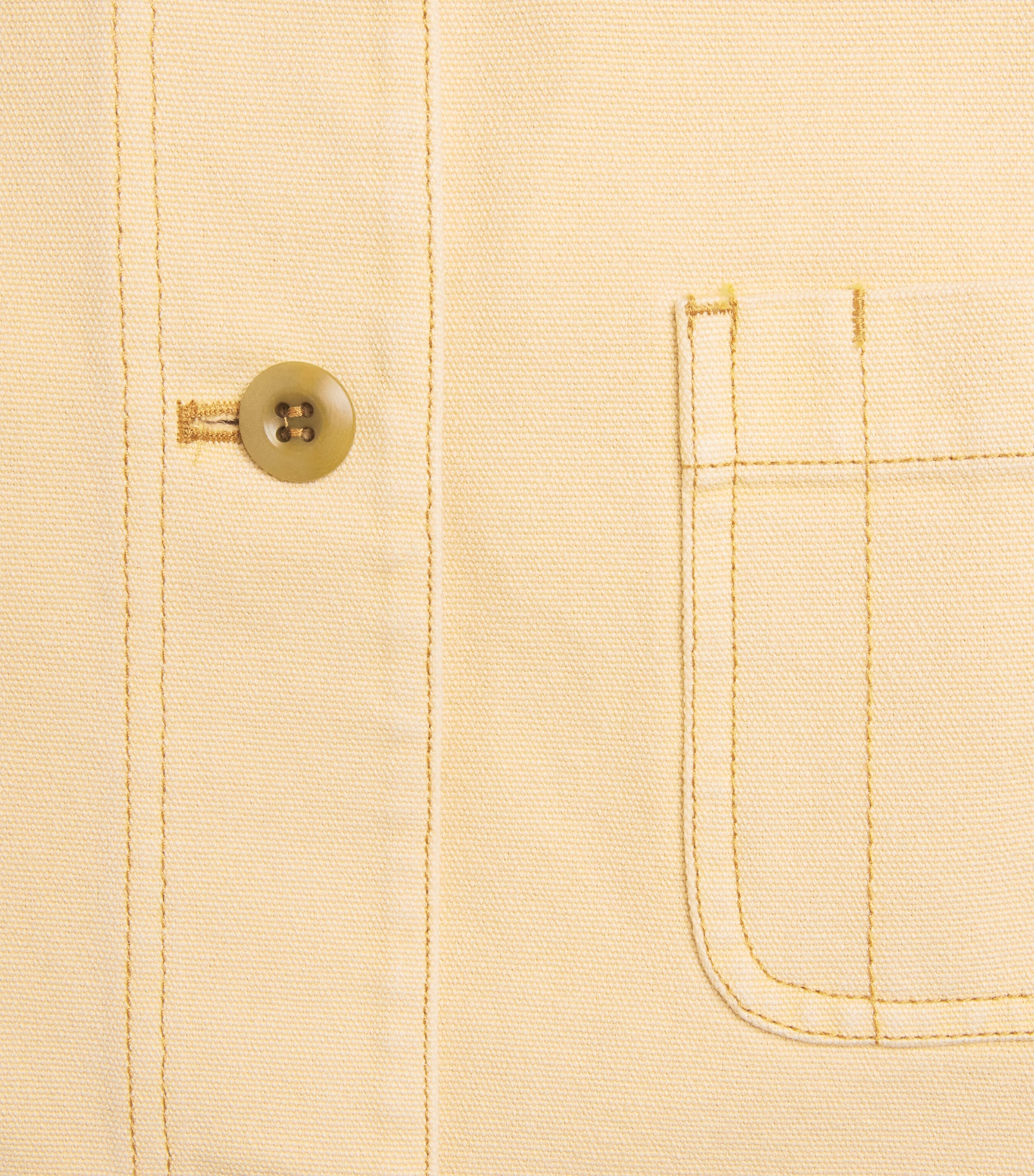 DÔEN Womens Cotton Pascual Barn Jacket Straw Image 6