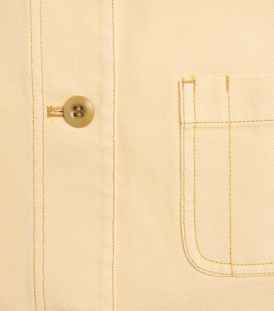 DÔEN Womens Cotton Pascual Barn Jacket Straw Image 6